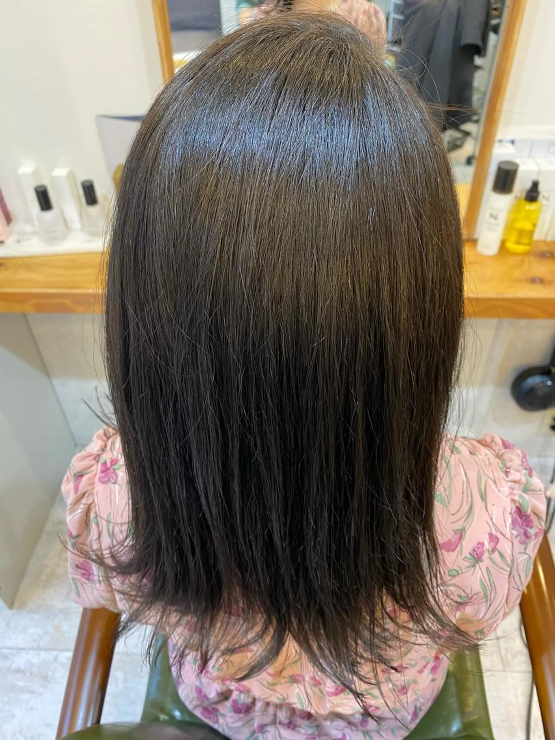 ロング ヘアカラー トリートメント エイト ウメダのヘアスタイル