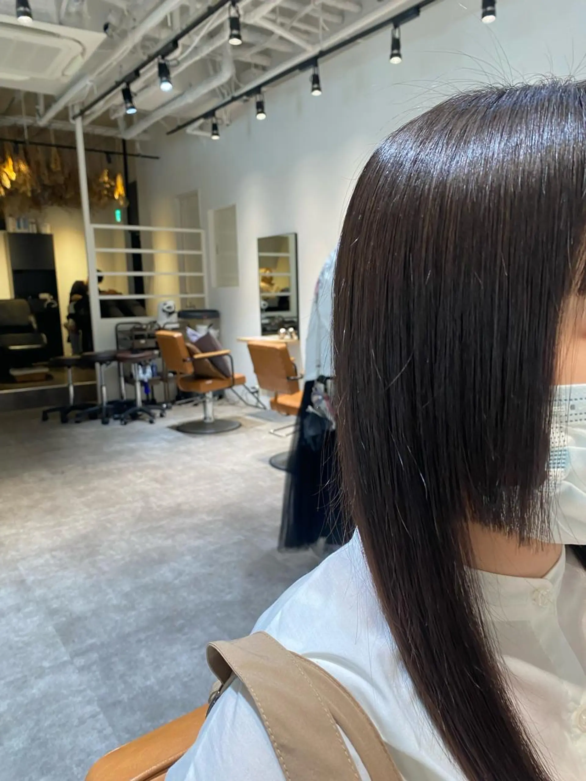 ロング 姫カット カット 縮毛矯正 オスズ 🎀´-のヘアスタイル