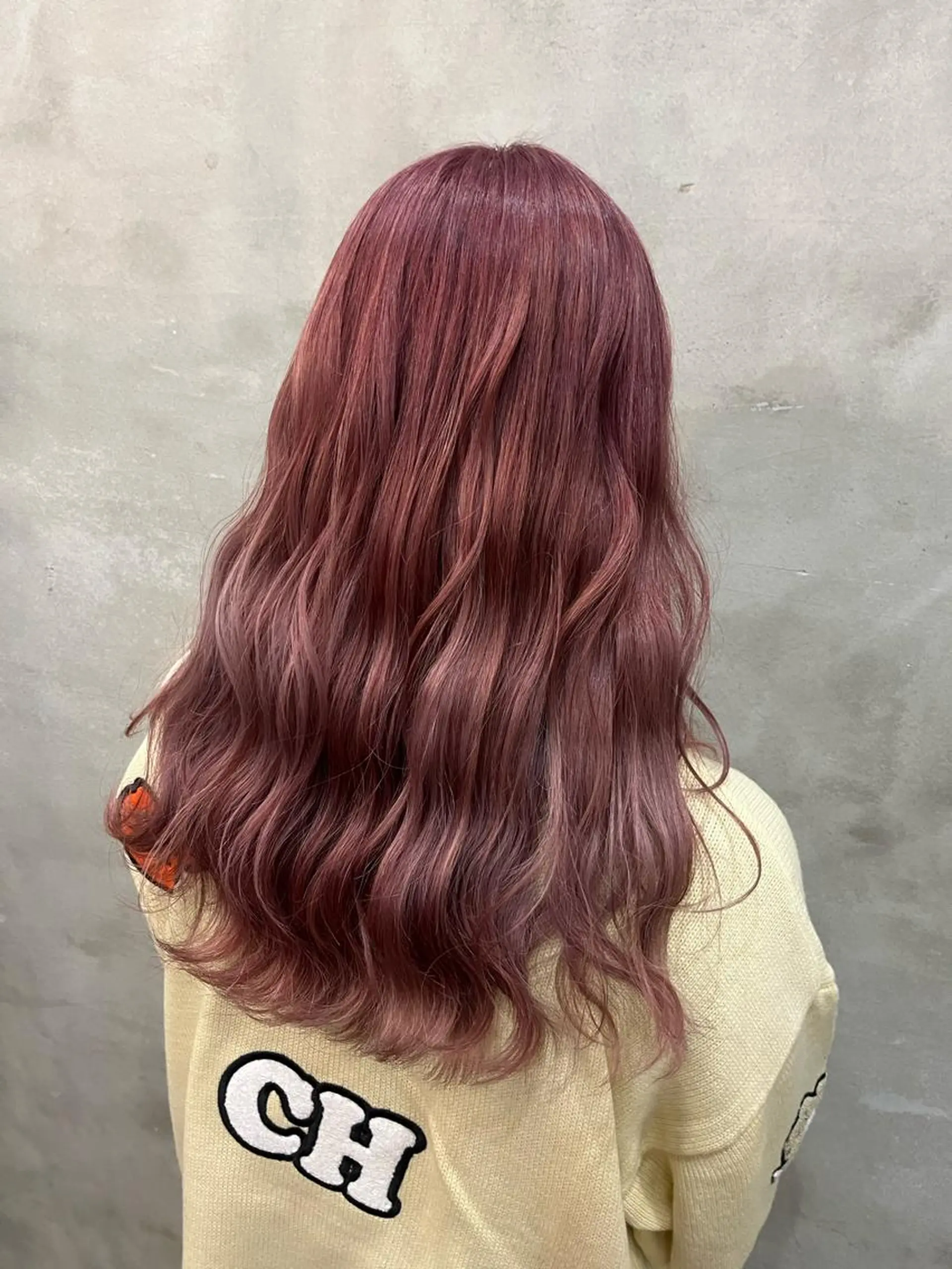 ロング カラー ダブルカラー トリートメント 艶髪/ハイトーン/ ヘアセット/モエノのヘアスタイル