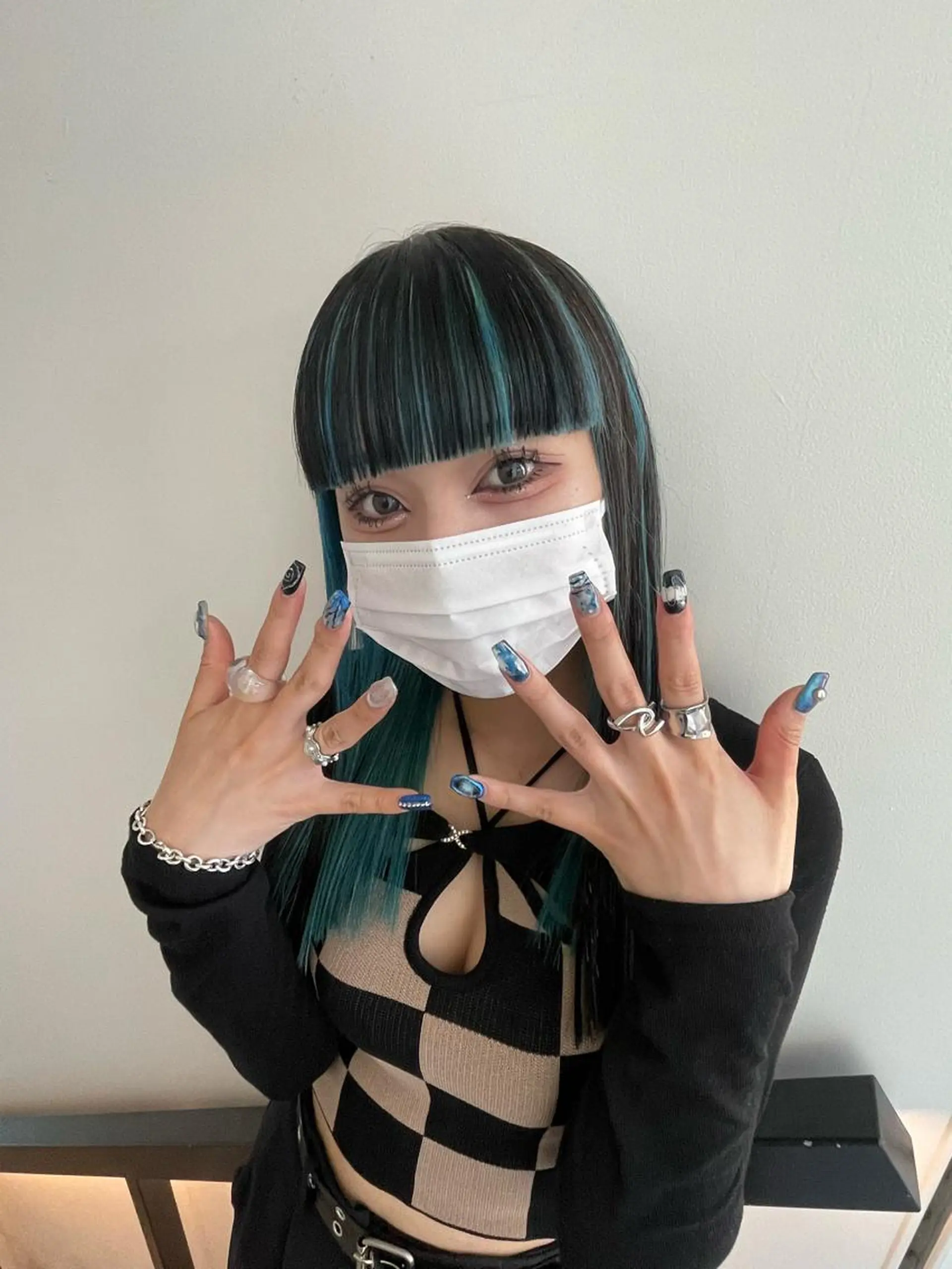 カラー ネイル ハンドネイル hair&nail ☯️アイリ☯️のネイルデザイン