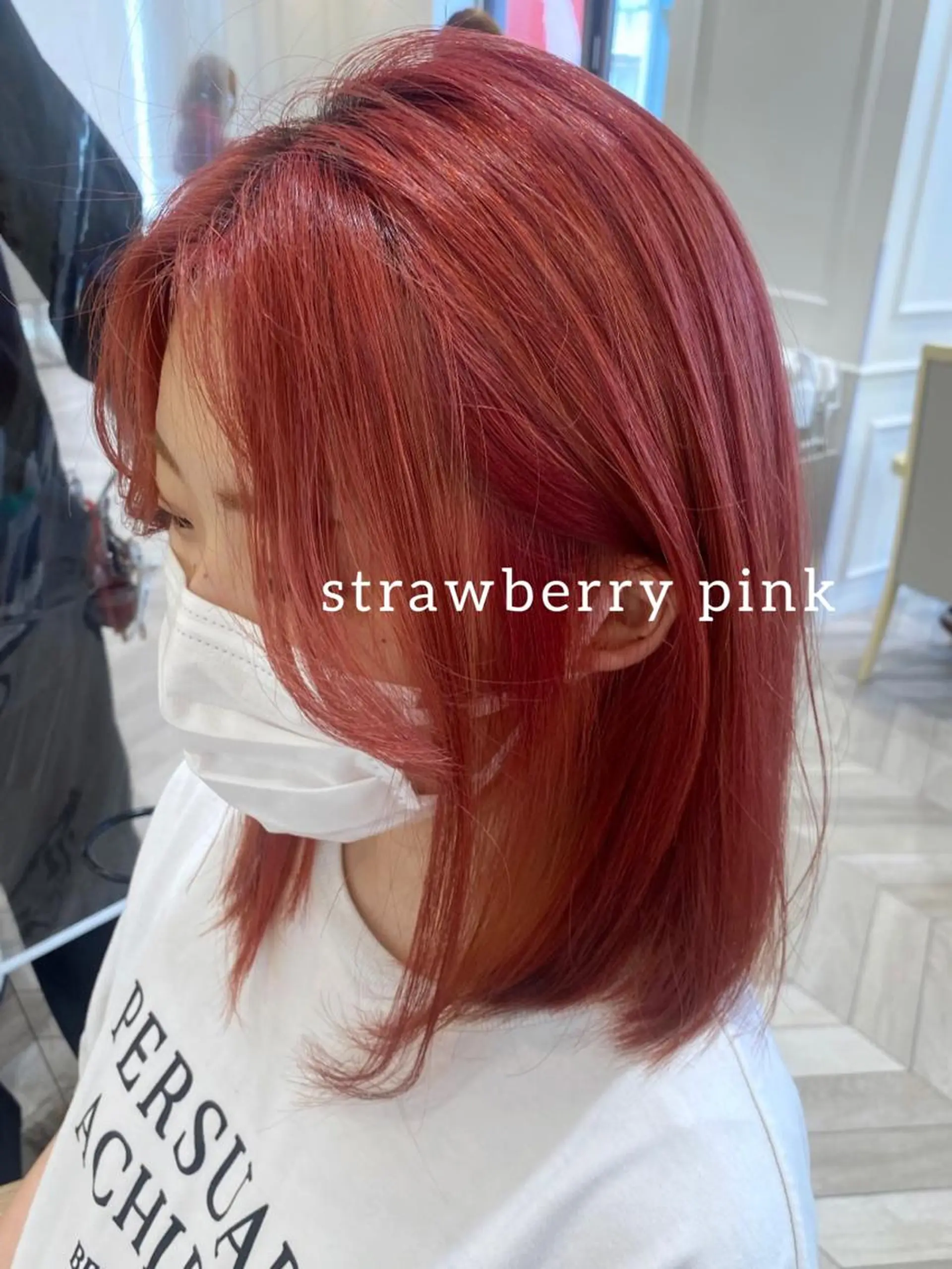 ミディアム カラー ヘアカラー トリートメント ベージュ/インナー カラー🤍Rieのヘアスタイル