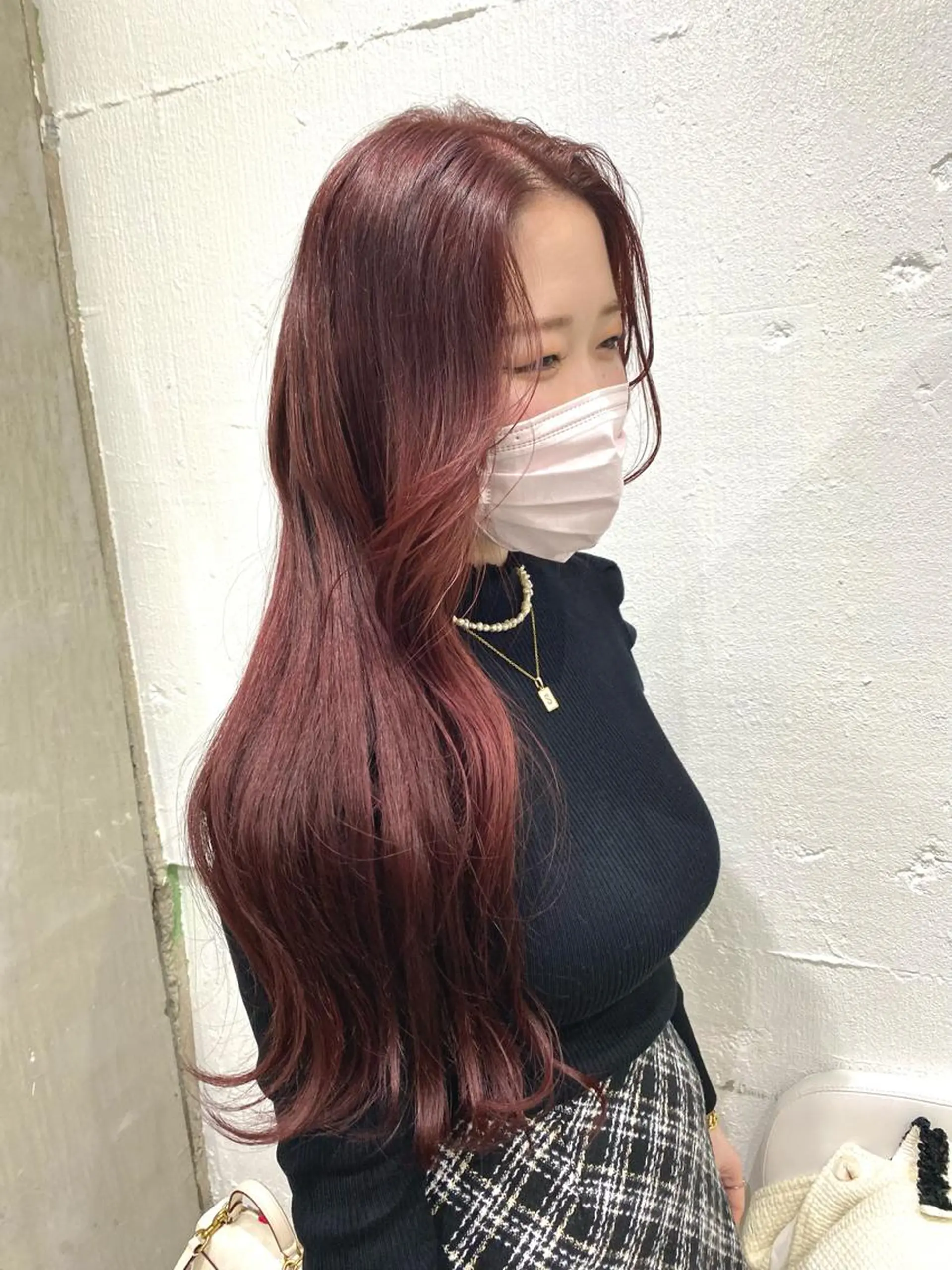 ロング カット ヘアカラー パーマ 縮毛矯正 トリートメント ヘアセット kai .のヘアスタイル