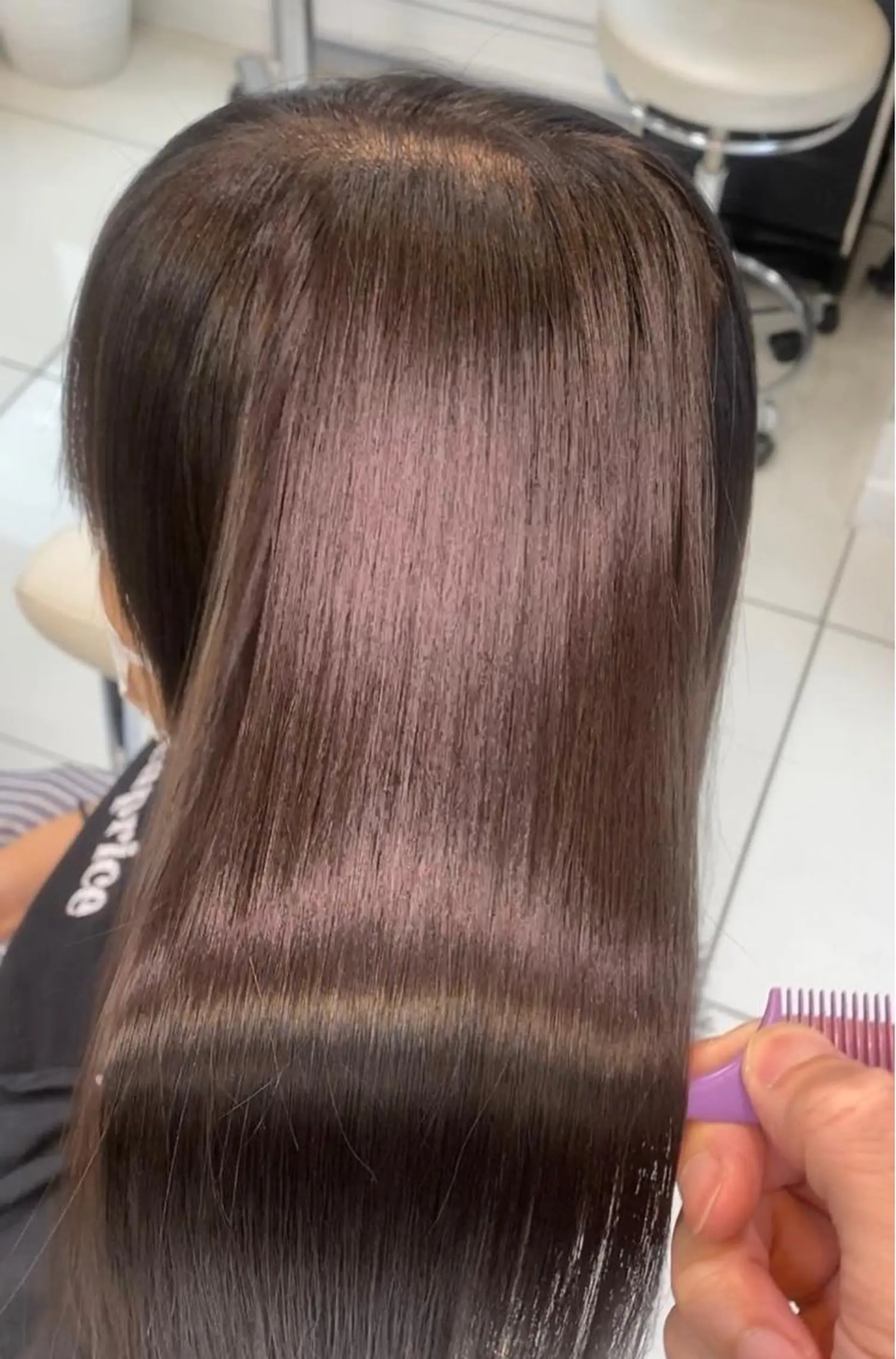 ロング パーマ 髪質改善 カット 縮毛矯正 トリートメント 古畑 翔太のヘアスタイル