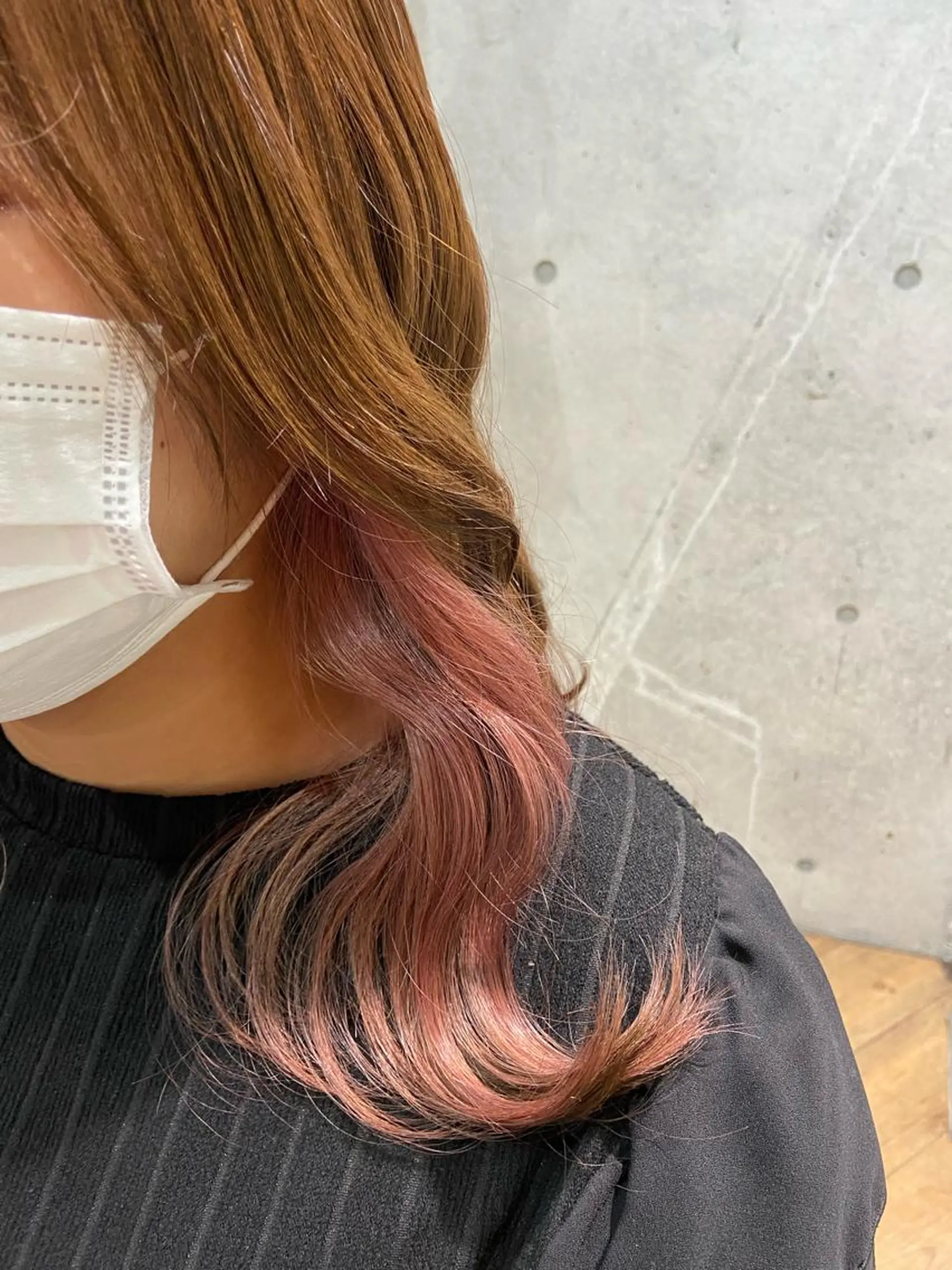 ロング カラー ヘアカラー トリートメント 🧸プルエクステ❤︎ ネイルKAO🧸のヘアスタイル