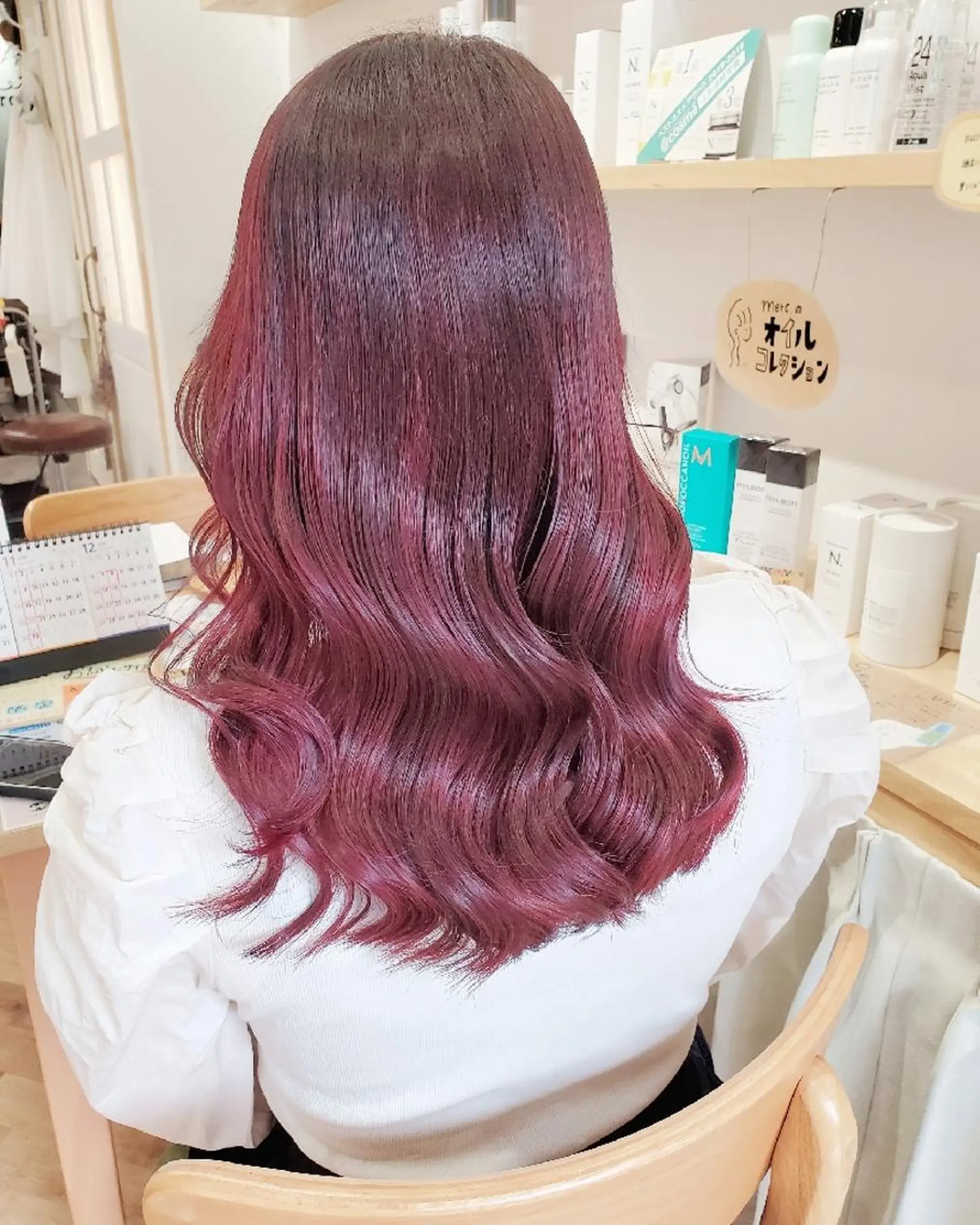 ミディアム belta 姫路山吹 カラーモデル募集のヘアスタイル