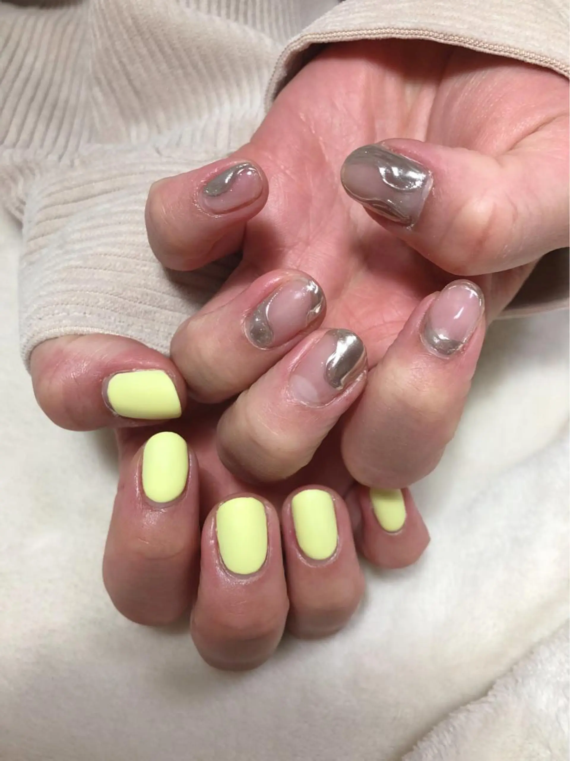 ネイル 持ち込み ニュアンスネイル 春ネイル nails 🎀meのネイルデザイン