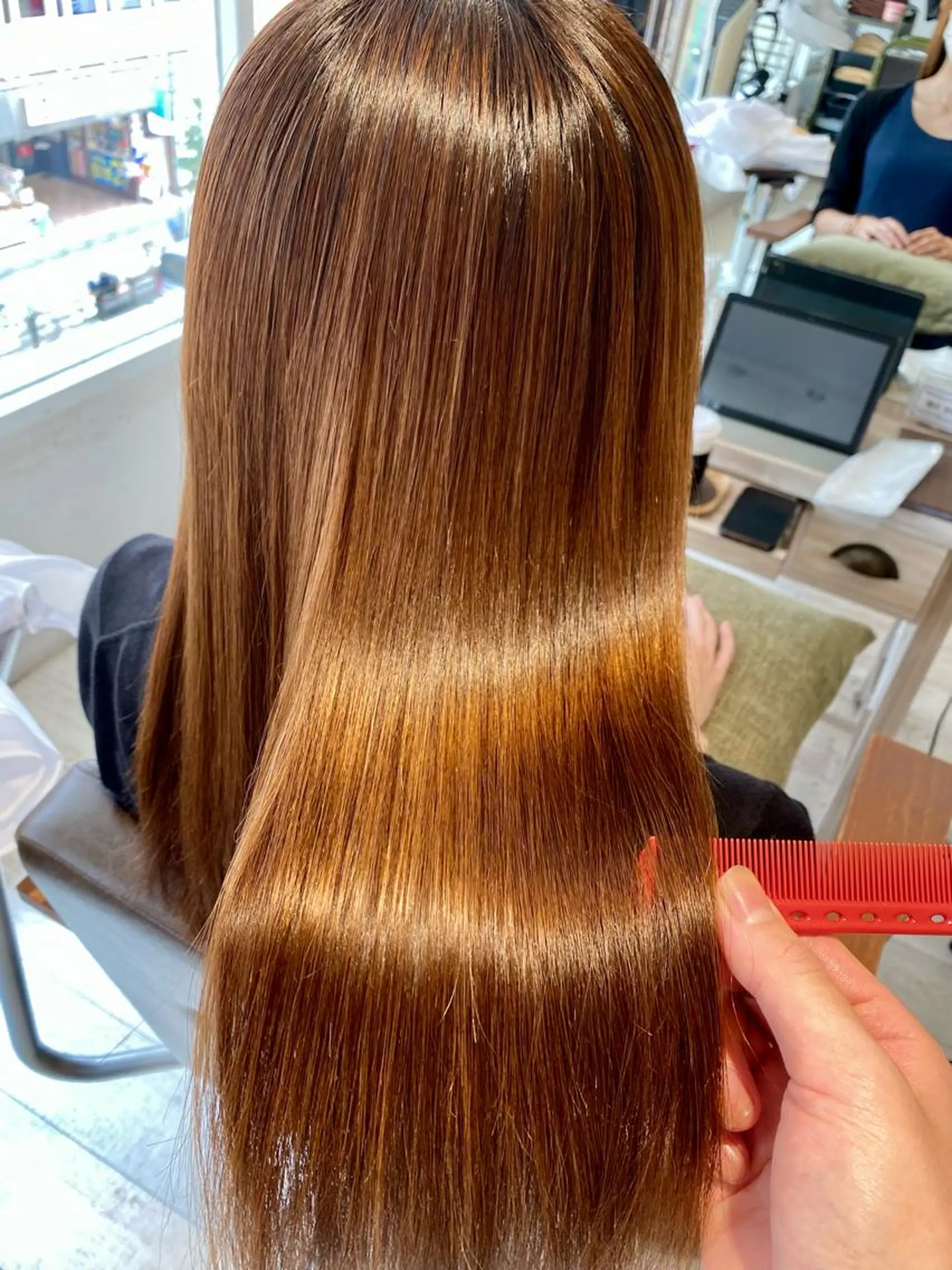 ロング 伸ばしかけ 髪質改善 トリートメント SALOWIN調布店所属・ツヤ髪師 kichiのヘアスタイル