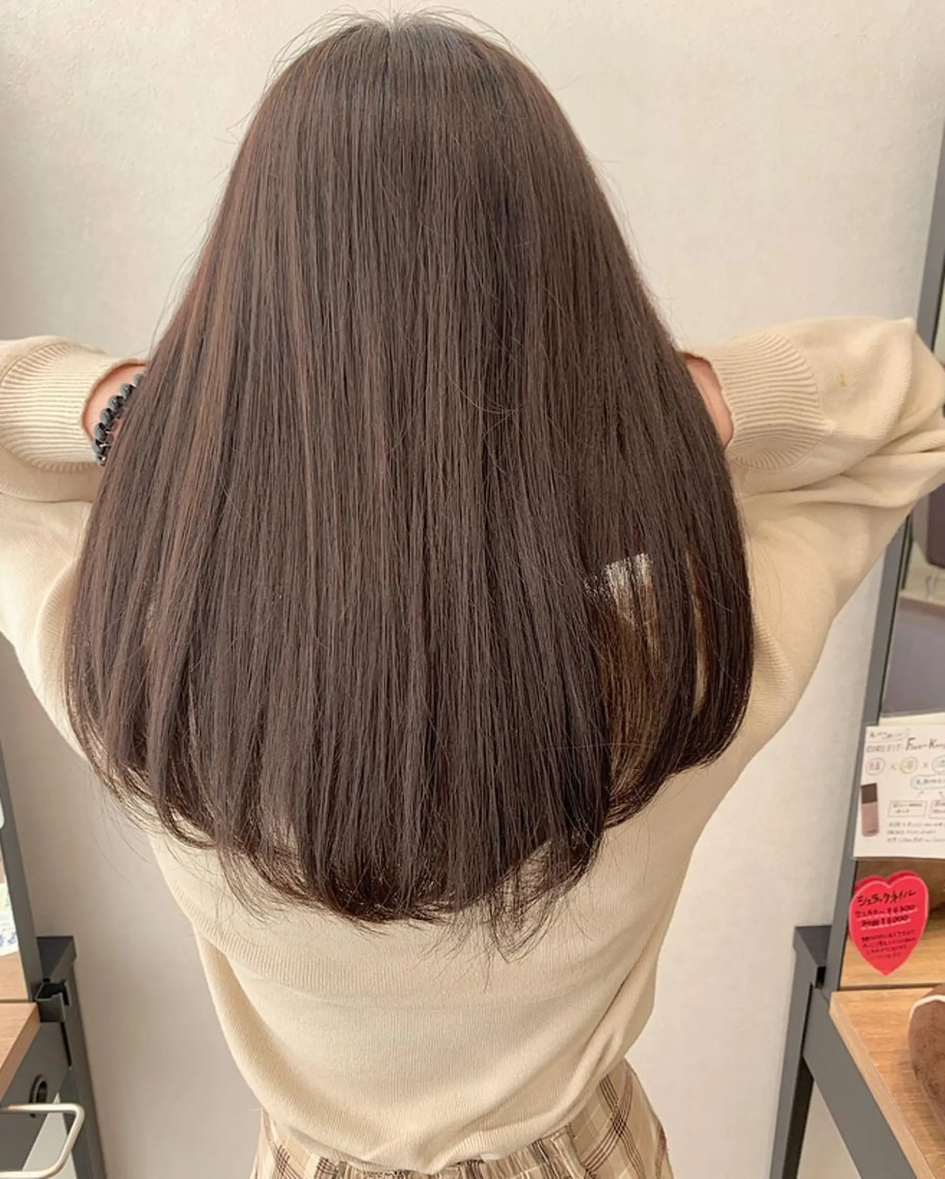ロング カラー ブラウンカラー ヘアカラー トリートメント 透明感♡︎♡︎ 佐々木早苗のヘアスタイル