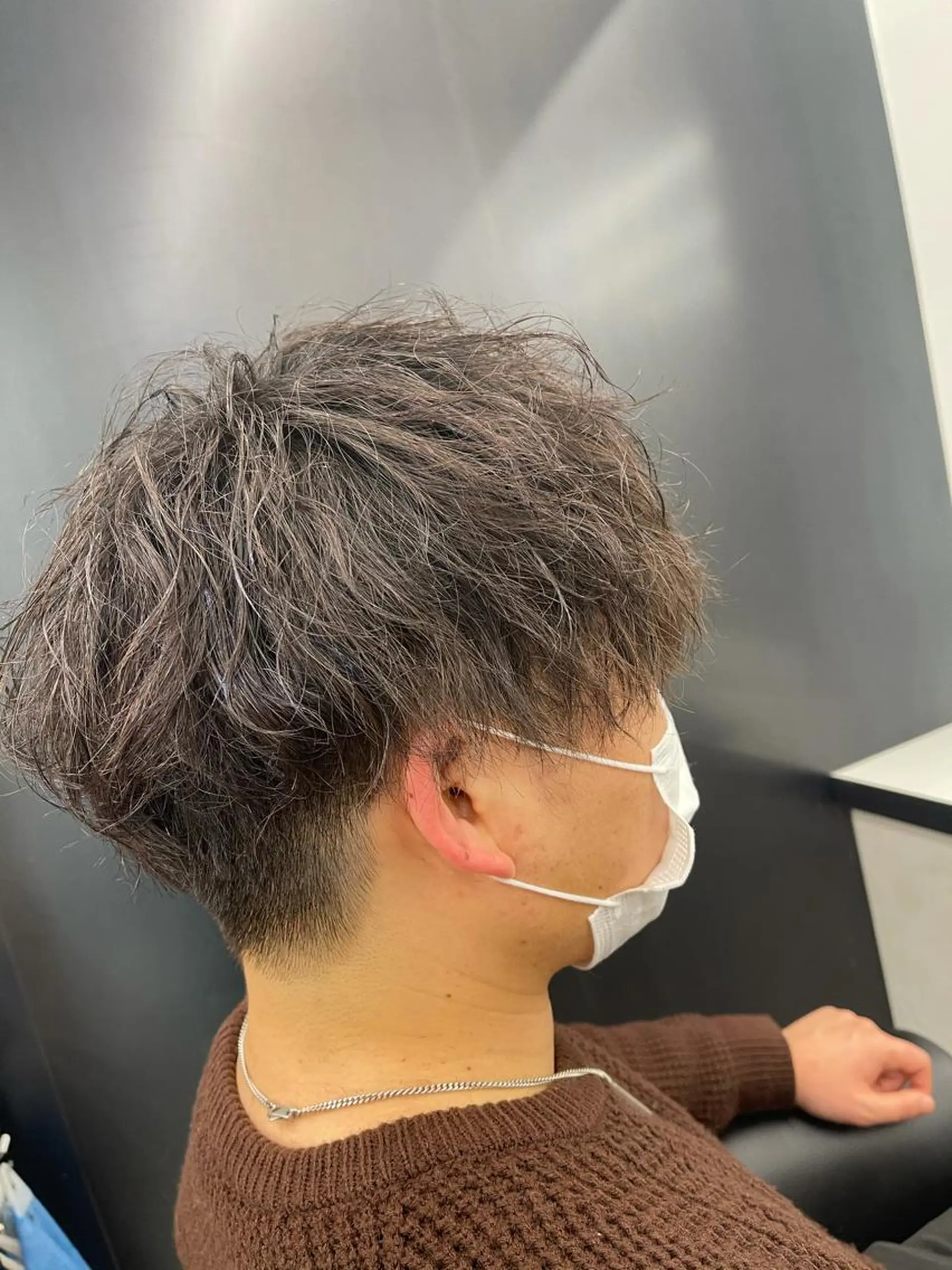 メンズ カット パーマ &chaLme   心斎橋所属・emi/髪質改善/ 韓国風/艶カラーのヘアスタイル