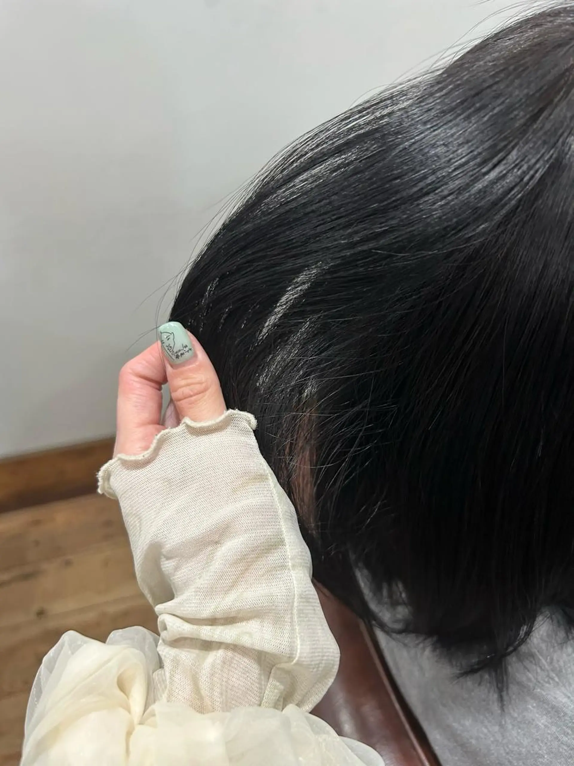 カラー ブルーカラー 透明感カラー さかい しいなのヘアスタイル