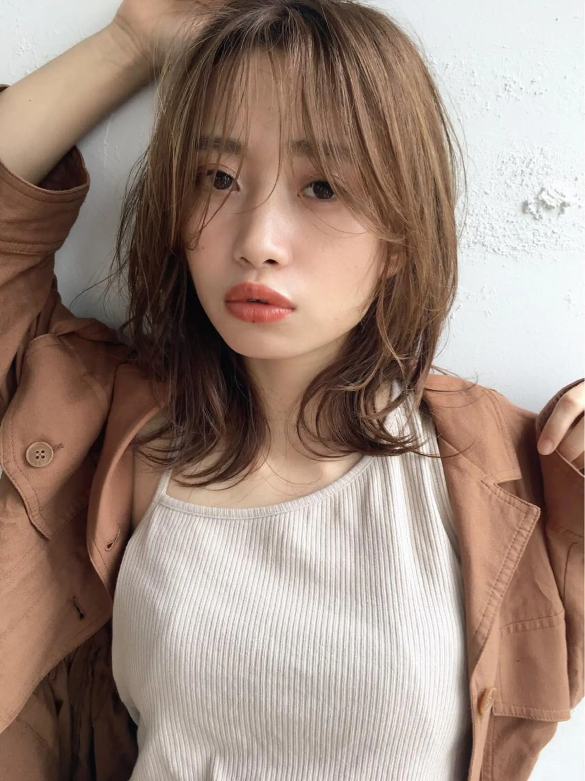 ミディアム 鎌倉 彩のヘアスタイル