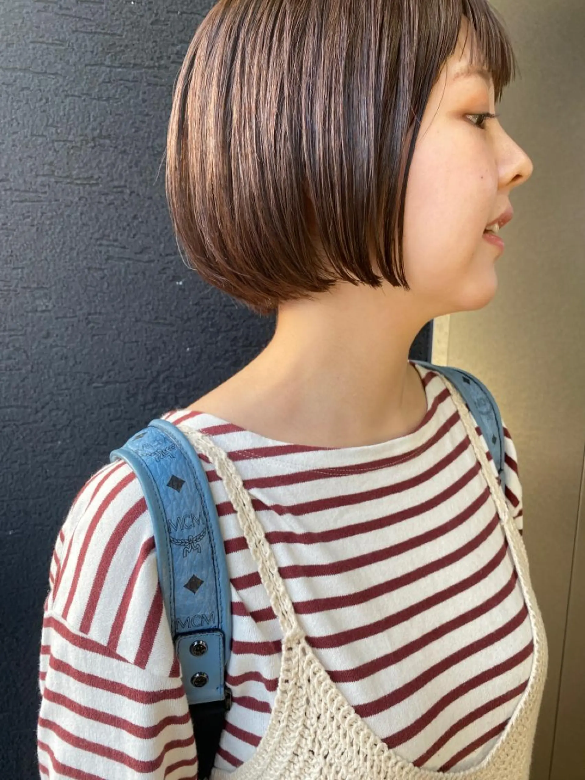 ショート カラー パーマ ヘアアレンジ メンズ キッズ ネイル マツエク・マツパ ショートネイル カット umu.［韓国ヘア /ダウンパーマ］のヘアスタイル