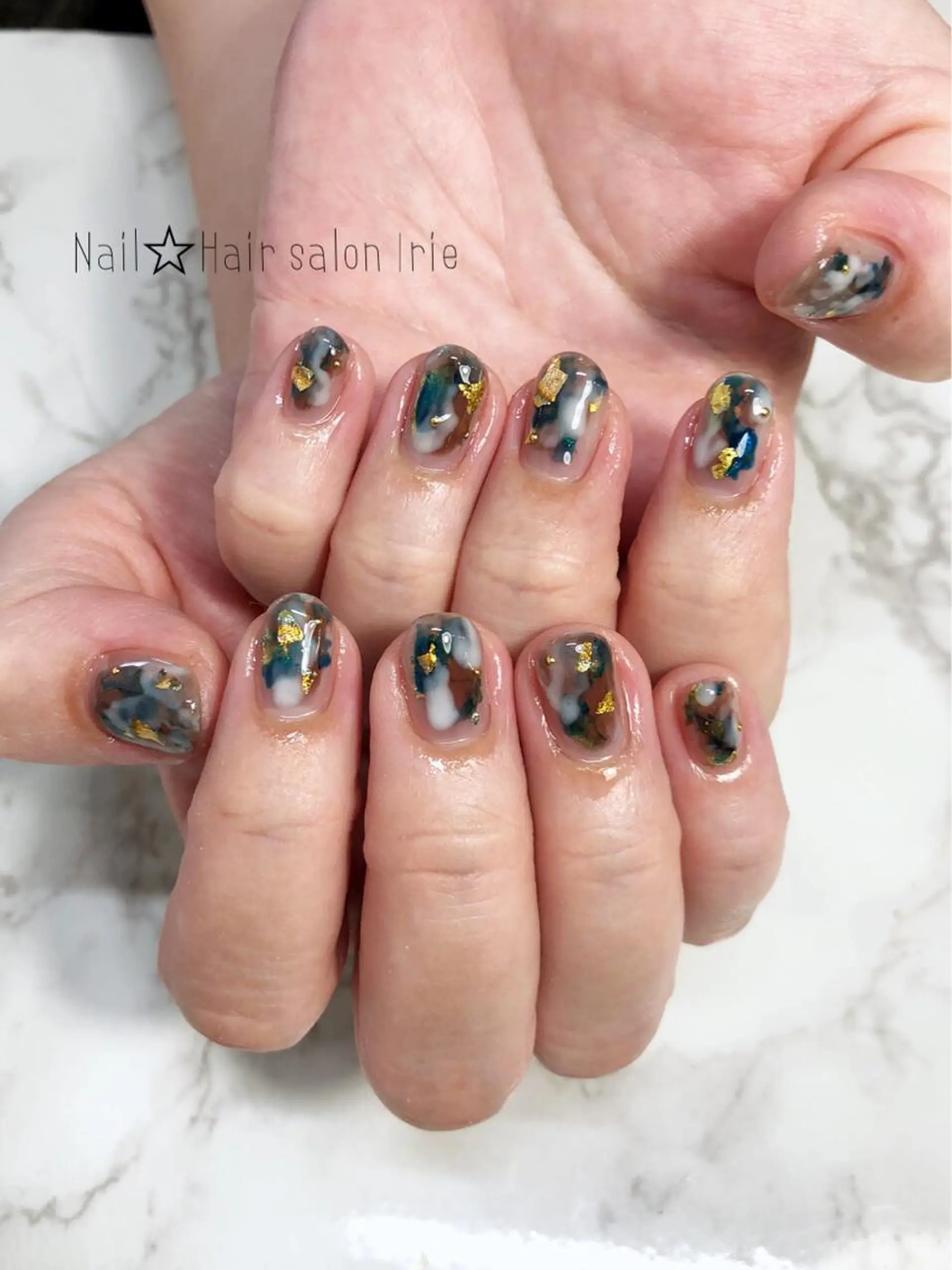 ネイル ハンドネイル Hair salon Irie所属・與儀 知佳のネイルデザイン