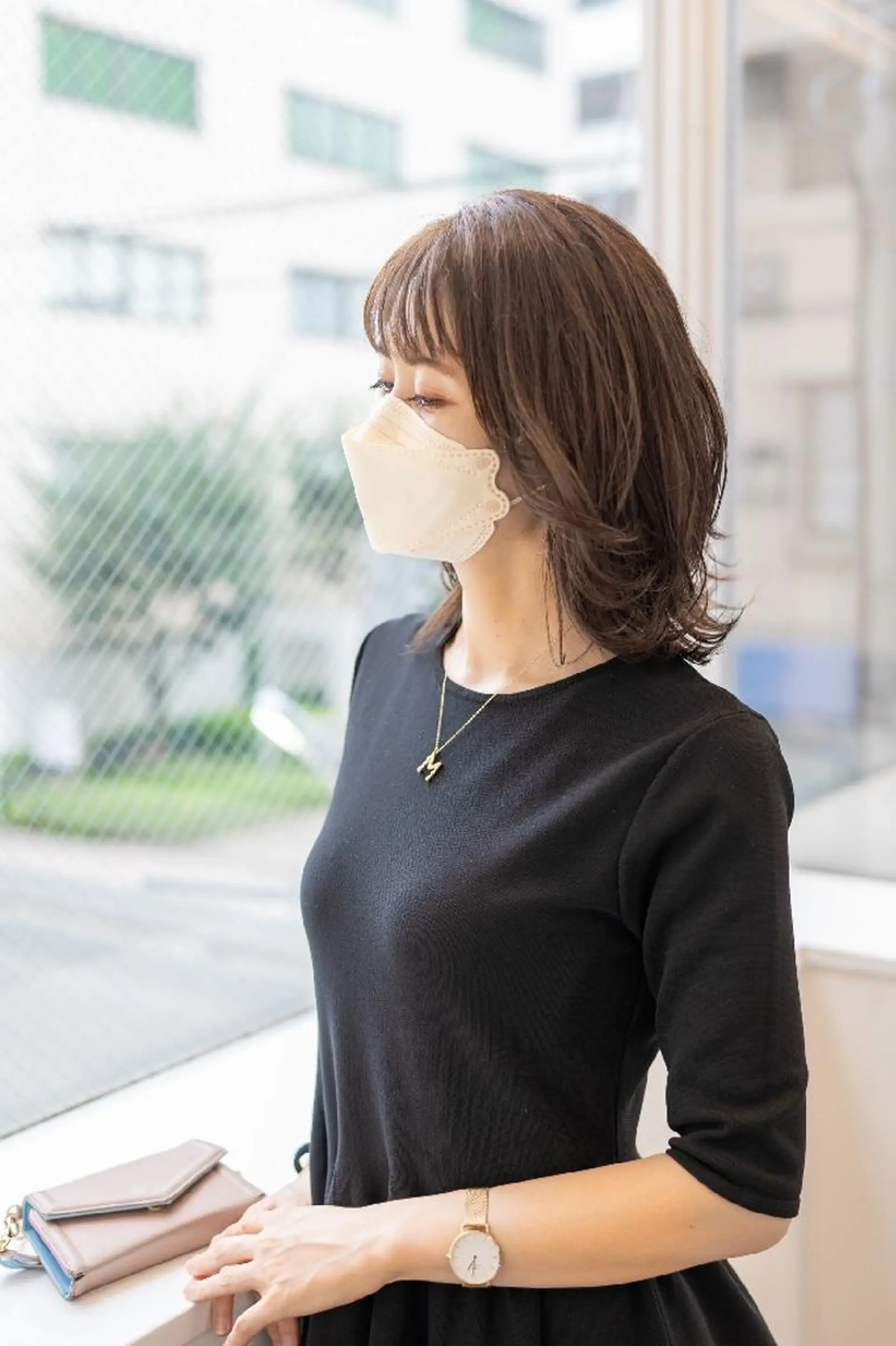 ミディアム カラー カット ヘアカラー トリートメント Lazo所属・Lazo/ 原弥和子のヘアスタイル