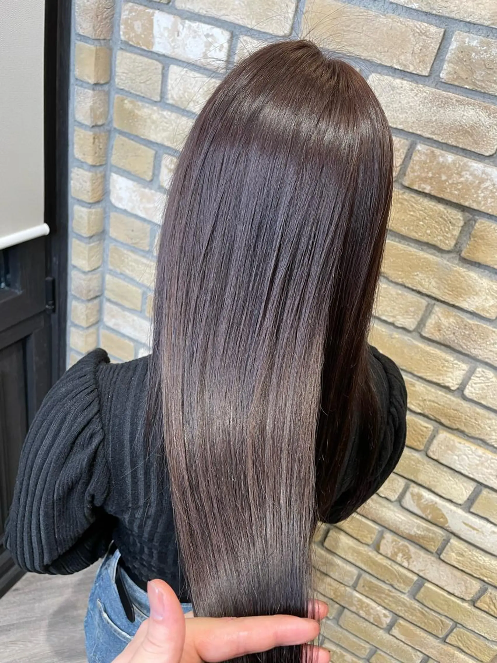 セミロング カラー カット ヘアカラー 🌟透明感カラー 🌟松岡勇輝のヘアスタイル