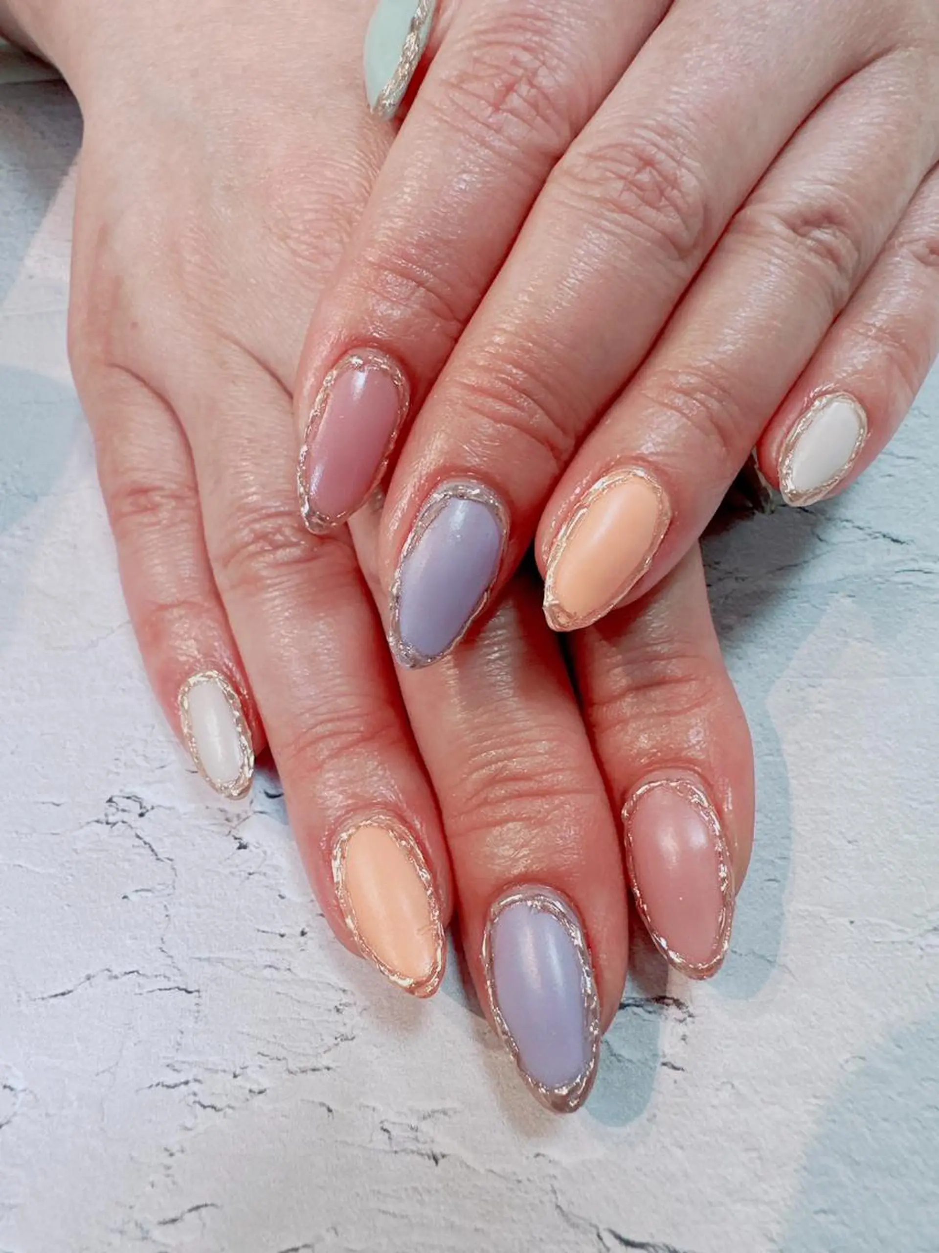 ネイル マットネイル ハンドネイル nailist SATO【銀座】のネイルデザイン