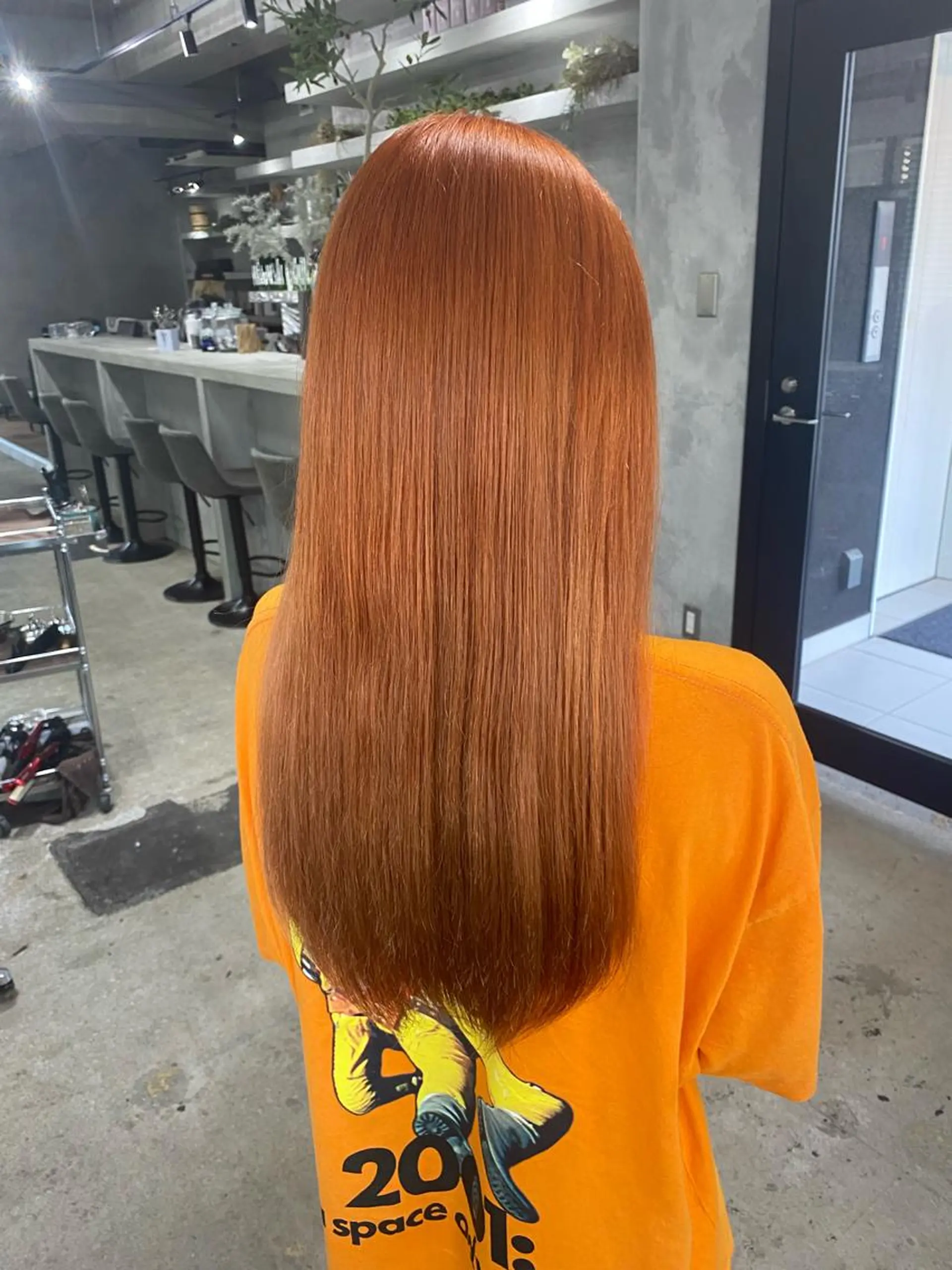 ロング カラー ブリーチ オレンジ Rol By apollo所属・🦋ハイトーン🦋 MAYURI🌺のヘアスタイル