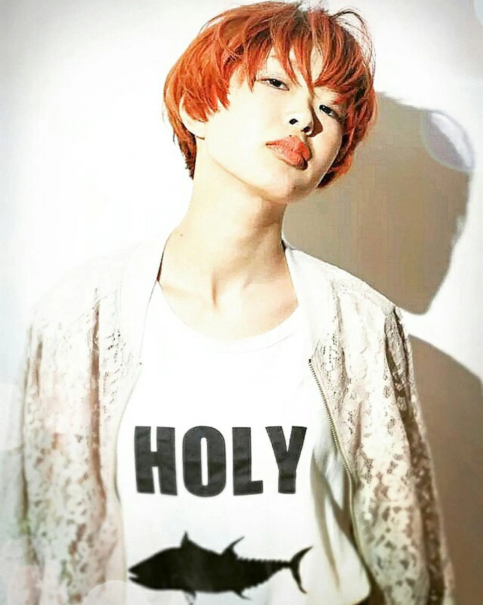 ショート カラー レッドカラー 芝 幸大のヘアスタイル