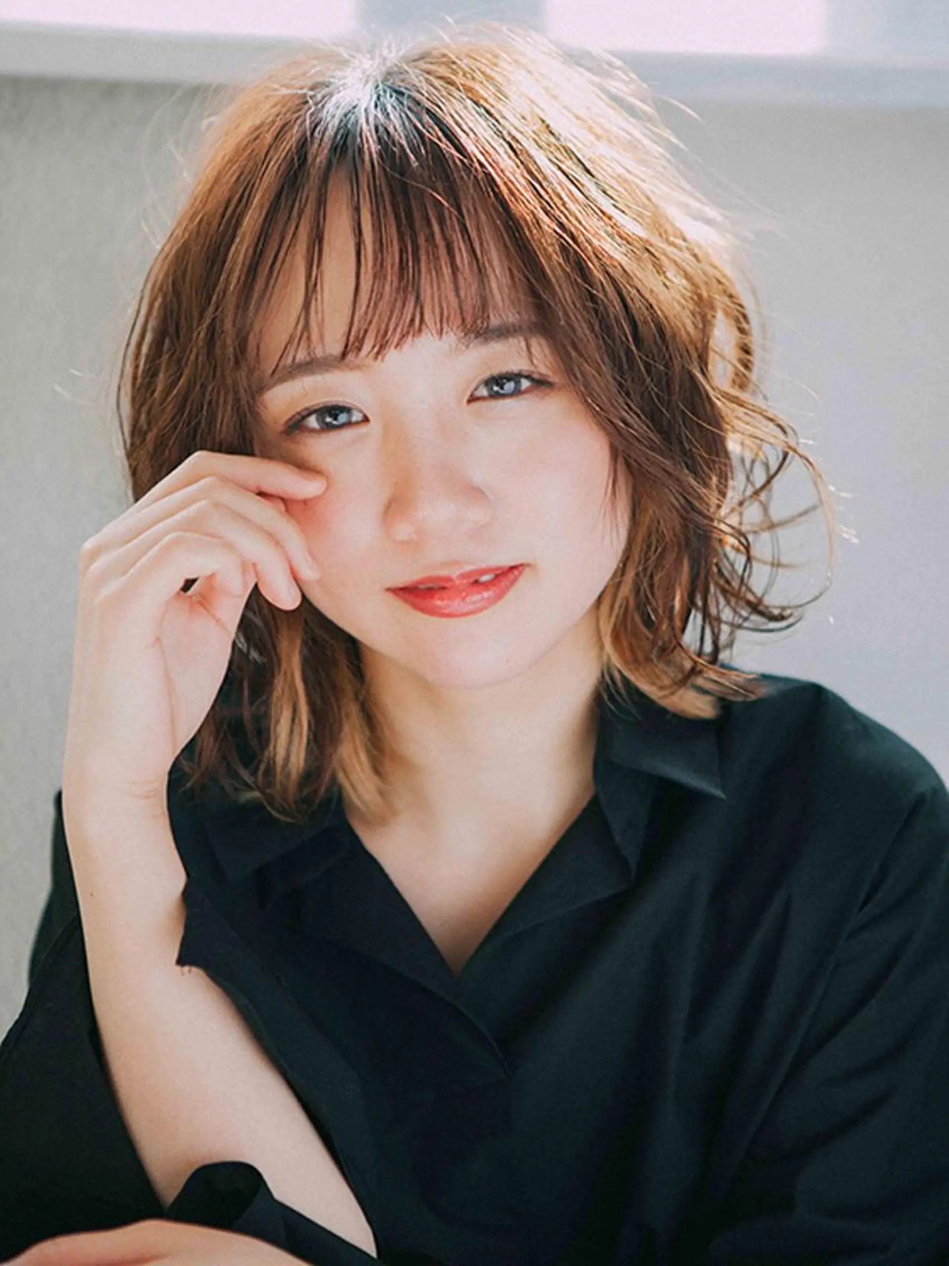 ミディアム カラー パーマ 【公式】amble luxe池袋東口🩷のヘアスタイル