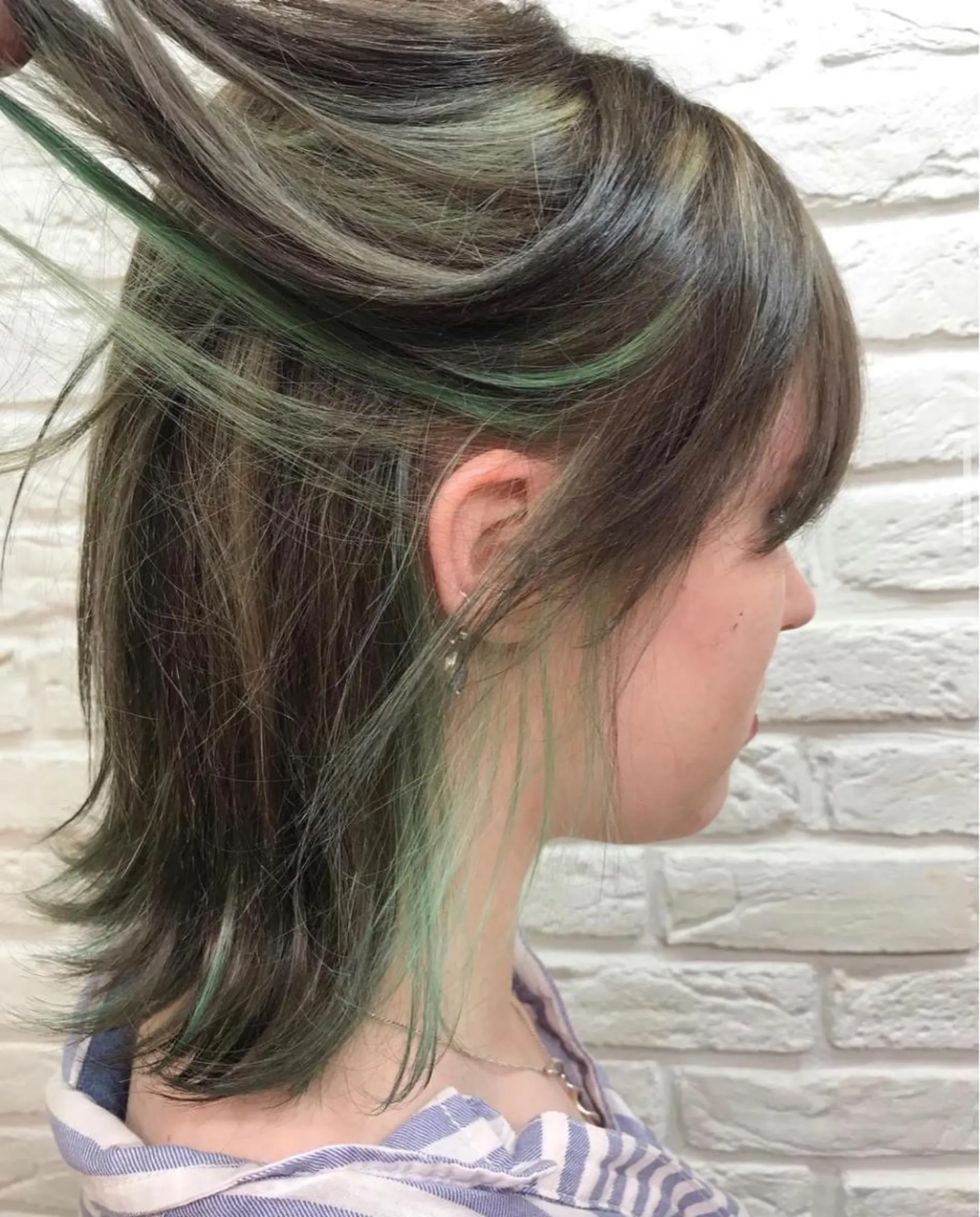 ショート カラー ハイライトカラー ハイライト ヘアカラー stylist Yumaのヘアスタイル