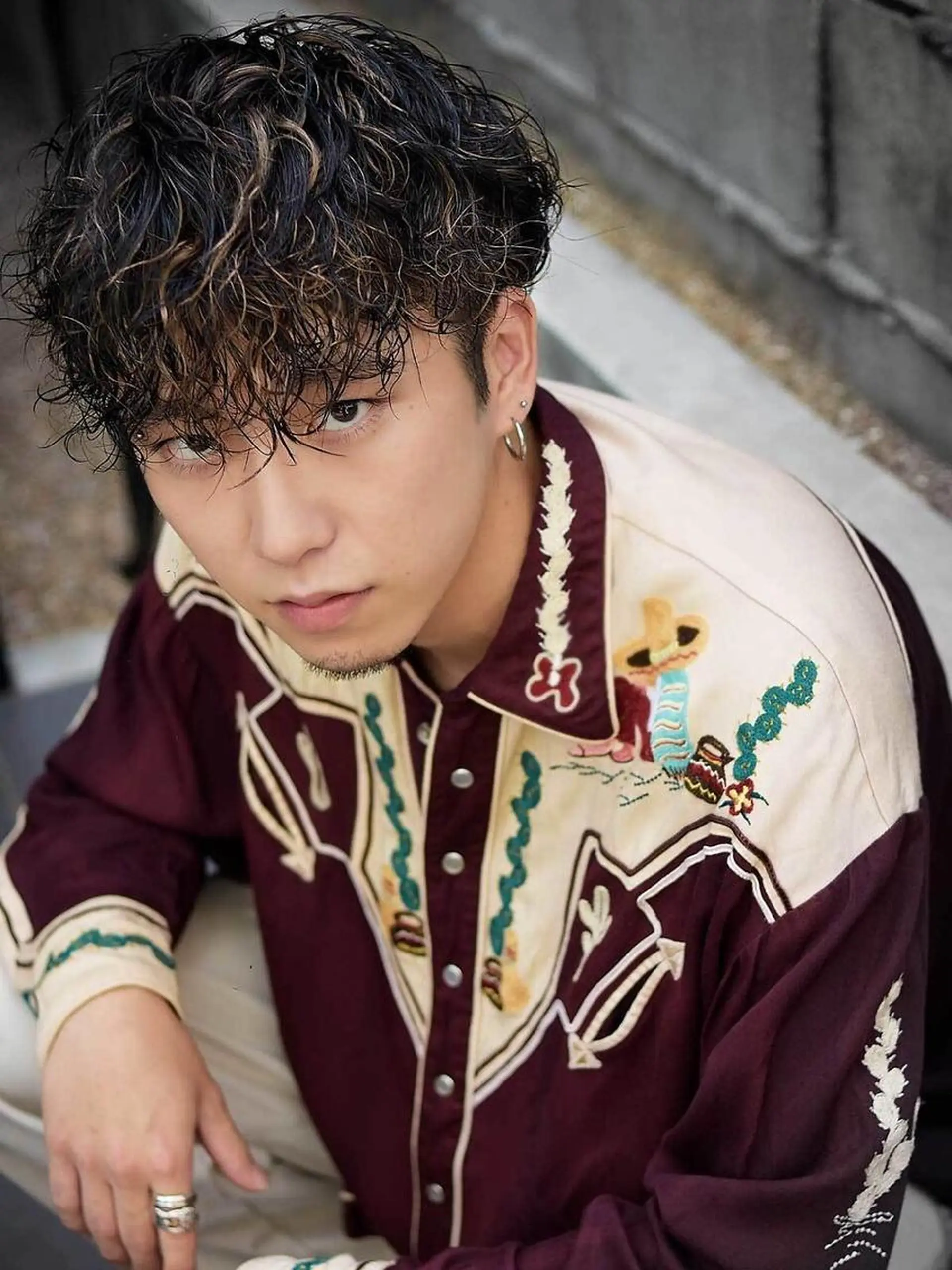 パーマ メンズ beauty: beast 大町店のヘアスタイル