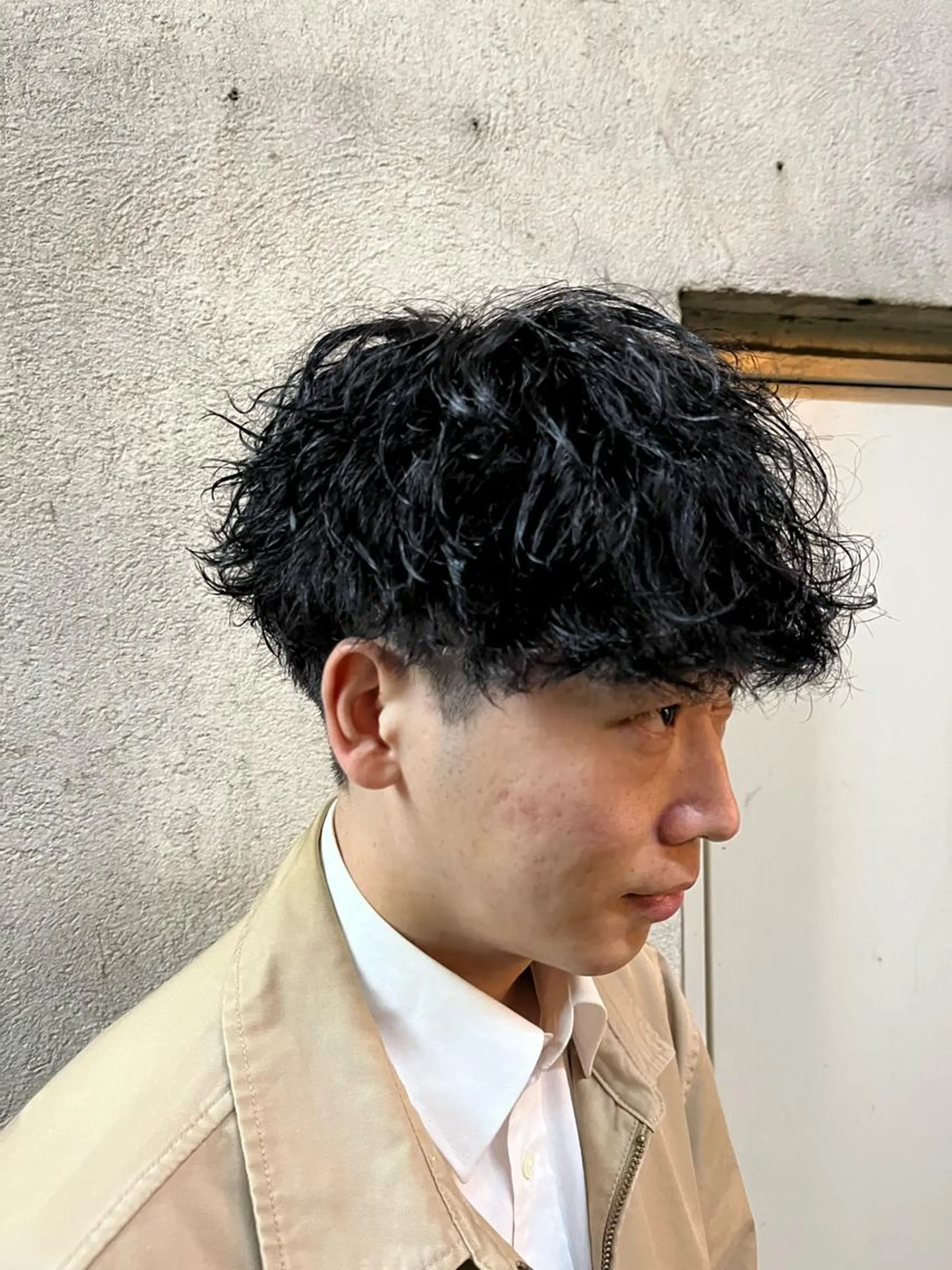 ショート パーマ メンズ 🏆メンズヘア特化 🥇代表りんぺーのヘアスタイル
