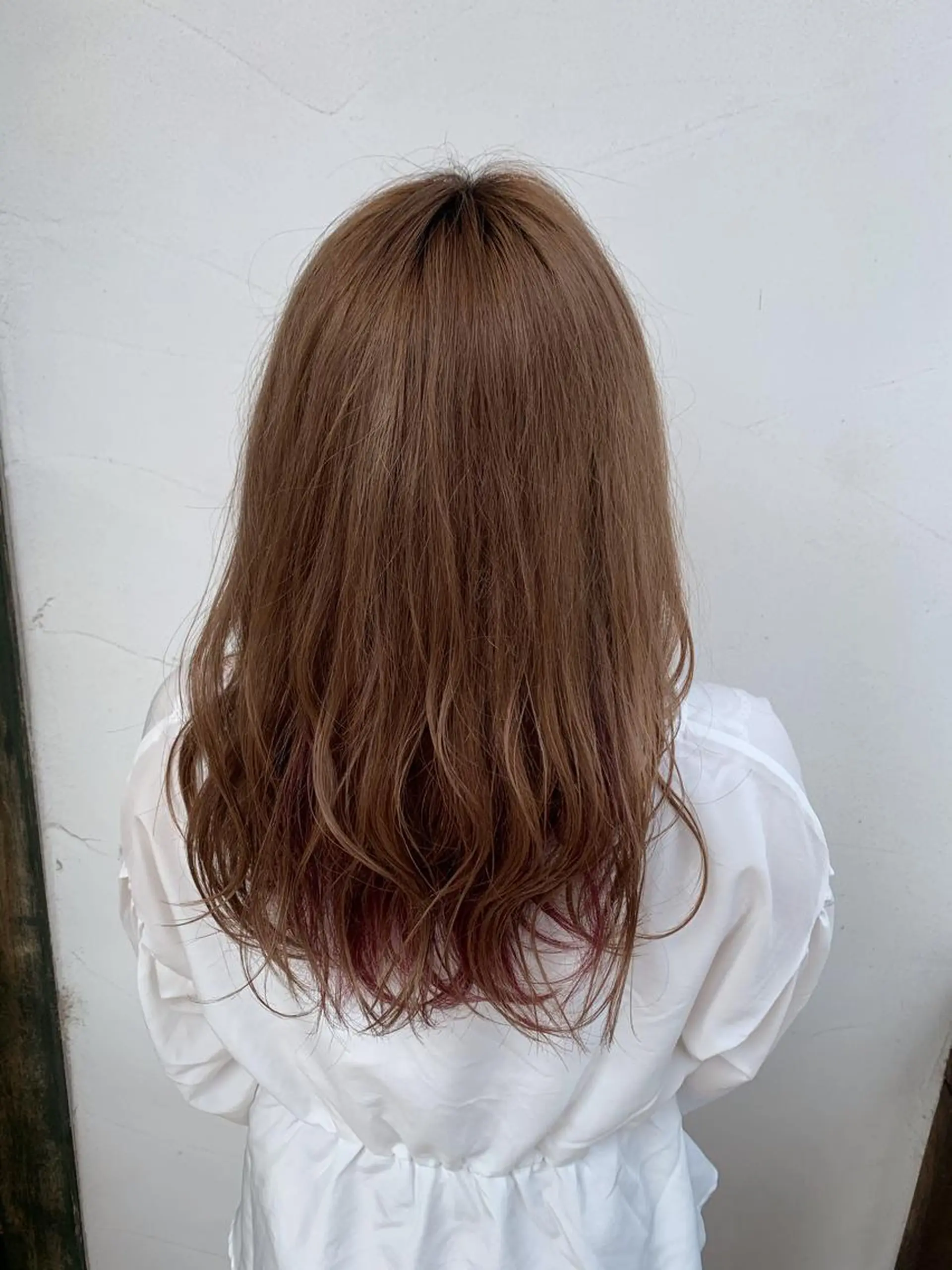 セミロング アッシュ カット ヘアカラー トリートメント BIANCA isesaki 小暮のヘアスタイル