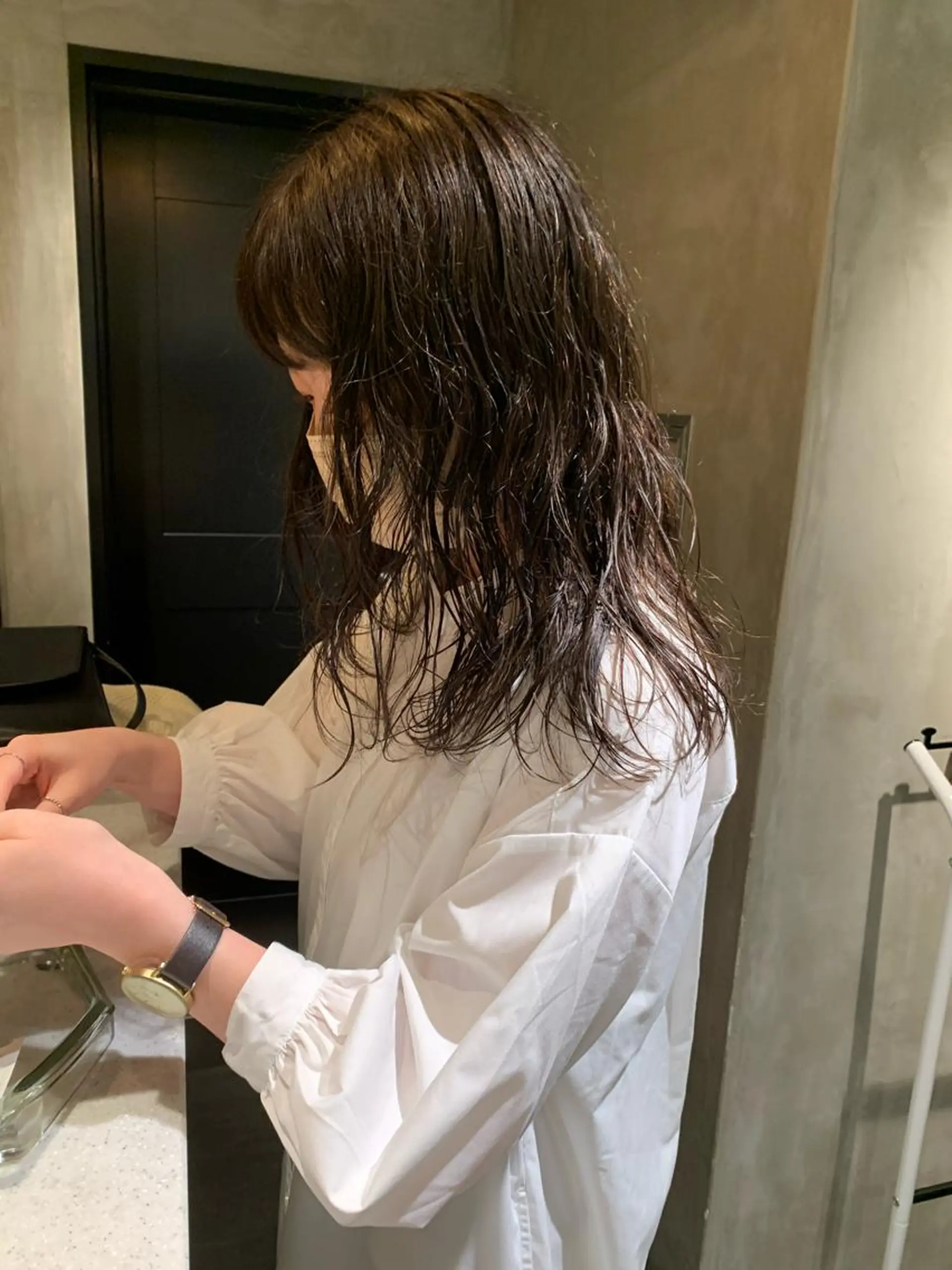 セミロング パーマ カット パーマ トリートメント アンニュイヘア🪽 ayumiのヘアスタイル