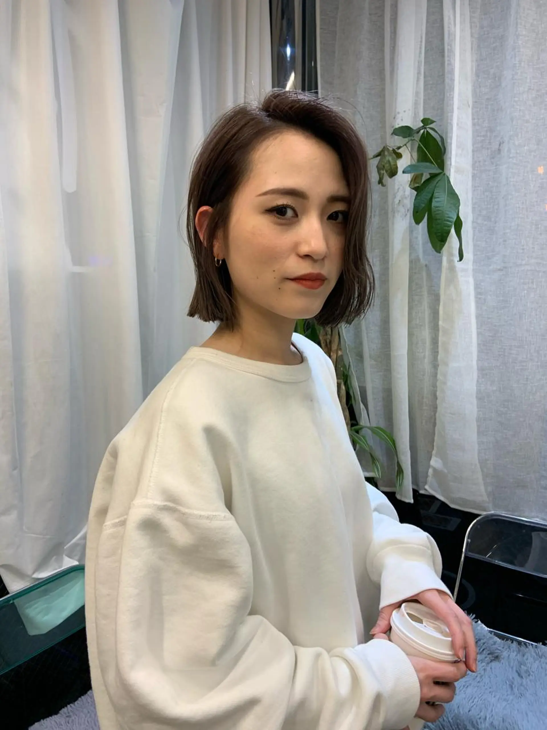 ショート #美髪矯正#艶カラー Natsuのヘアスタイル