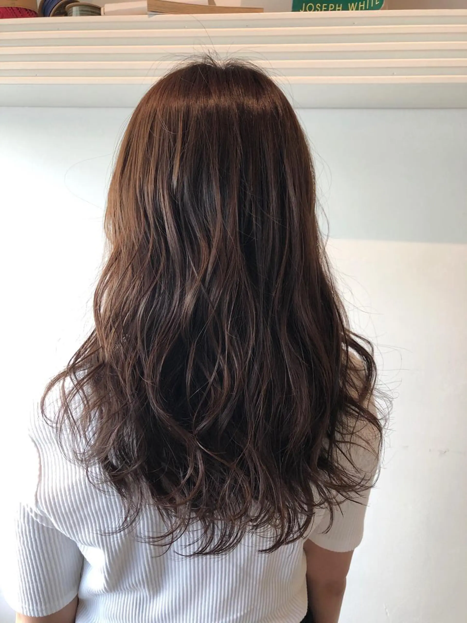 セミロング カラー ブラウンカラー ナチュラルブラウン 💐パーソナルカラー /市橋加菜💐のヘアスタイル