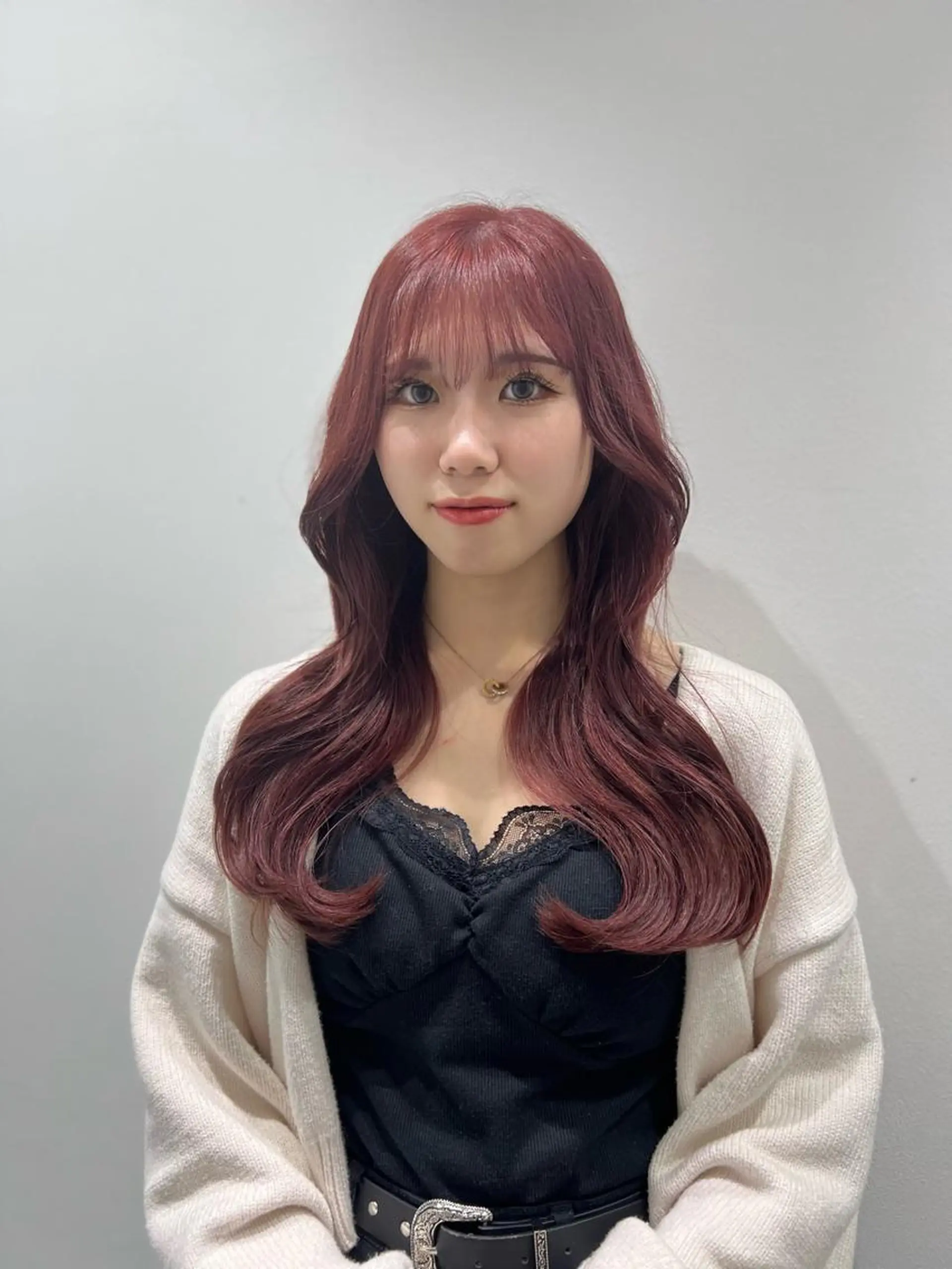 ロング まつパ/ケア ブリーチ/sEnAのヘアスタイル