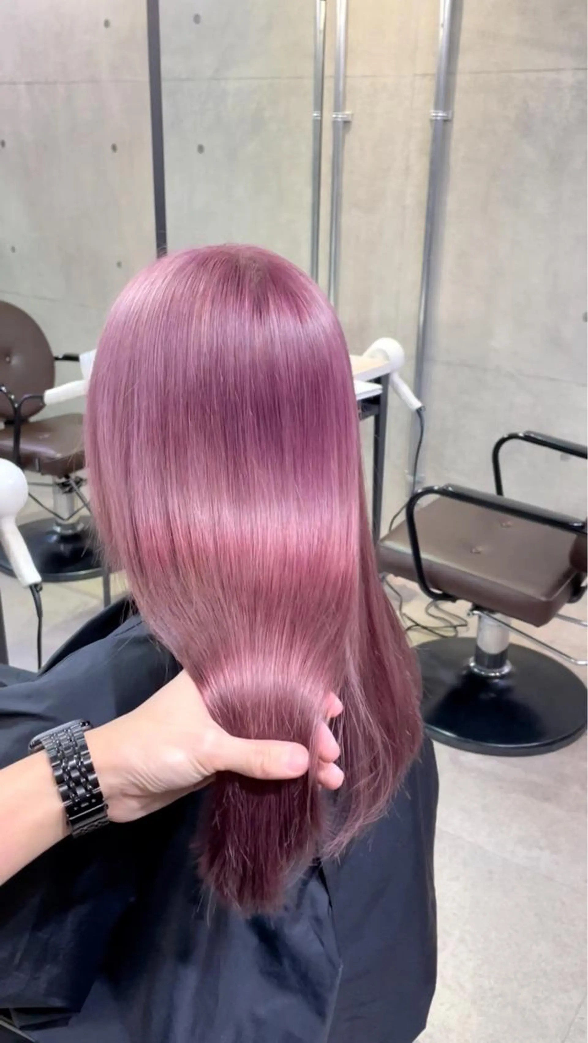 セミロング カラー 髪質改善/ブリーチ /長山遼太郎のヘアスタイル