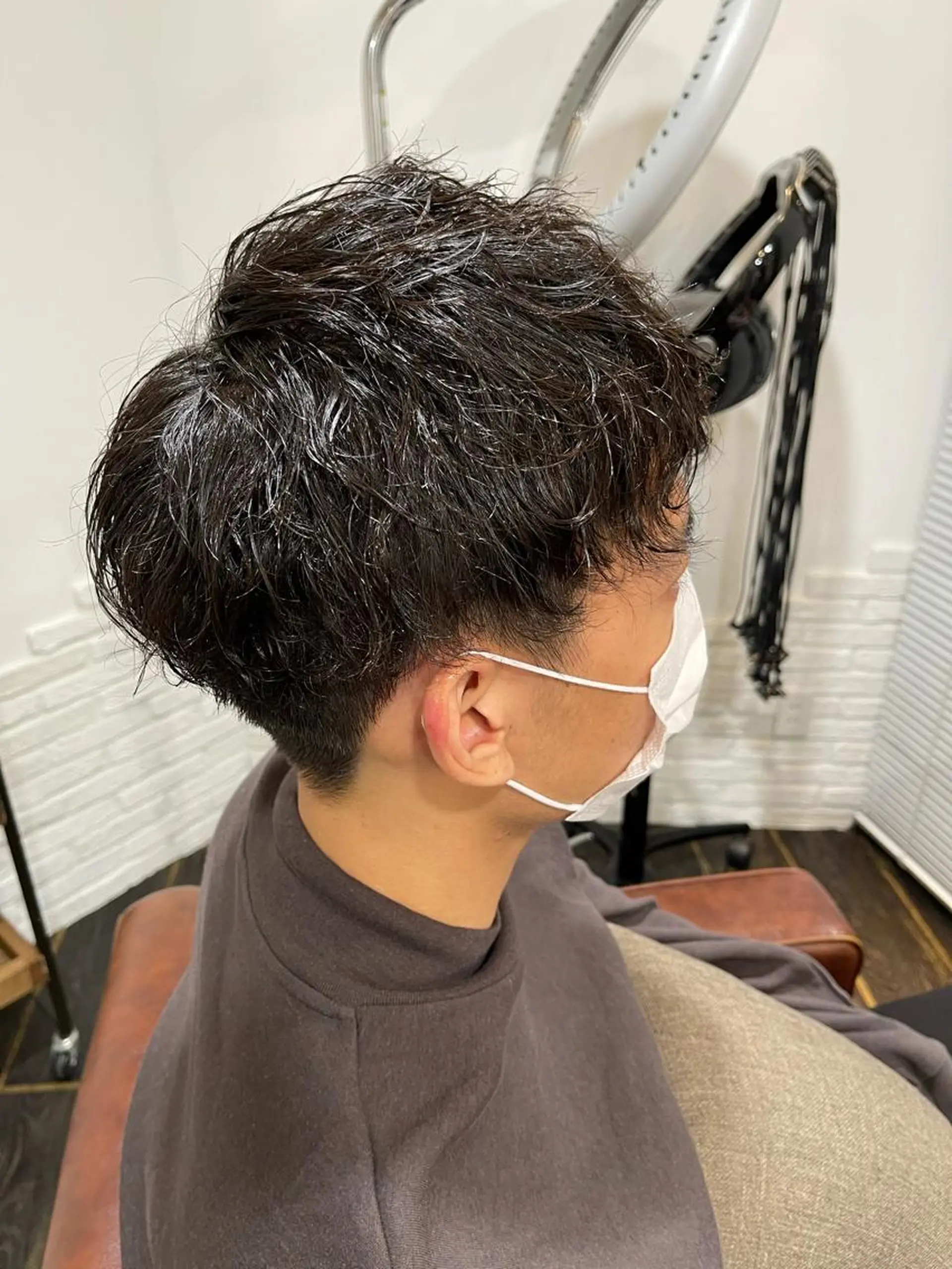 パーマ メンズ 齋藤 拓麻のヘアスタイル