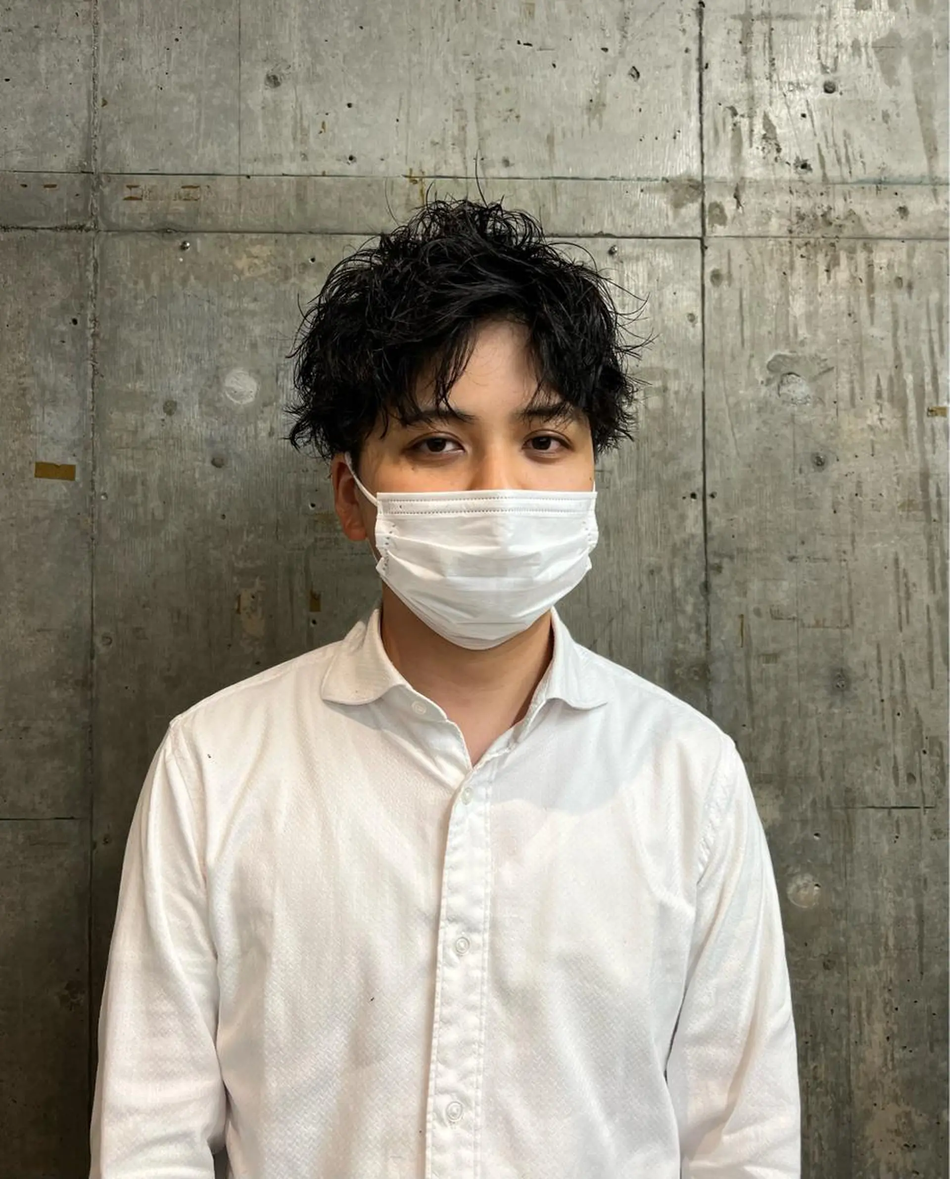 ショート カラー パーマ メンズ メンズパーマ ショートヘア スパイラルパーマ カット パーマ トリートメント メンズパーマ /SUNAOのヘアスタイル