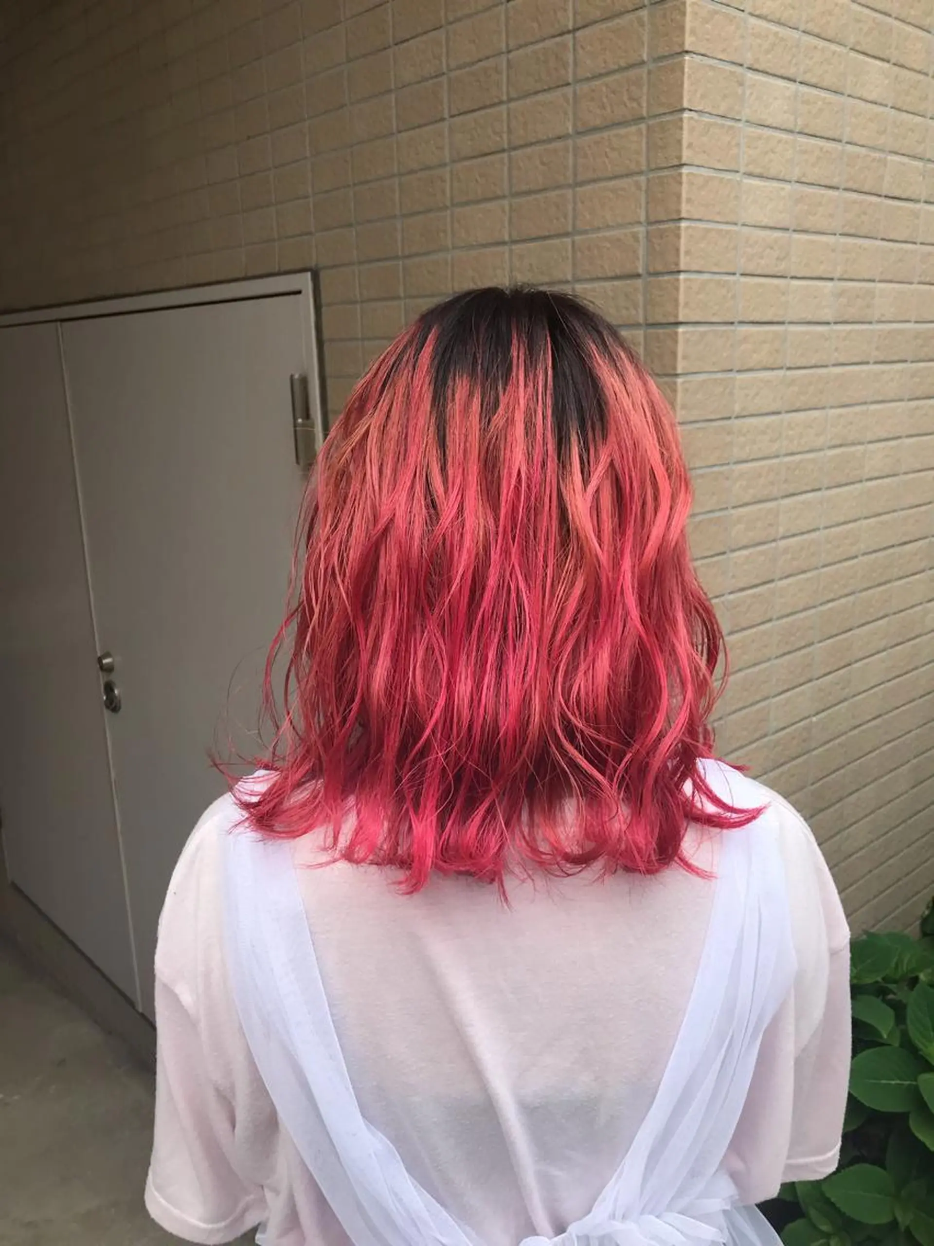 ミディアム カラー ヘアアレンジ ピンクカラー uka 東京ミッドタウン 六本木所属・🥀似合わせ🥀 柔らかカラー・タイトのヘアスタイル