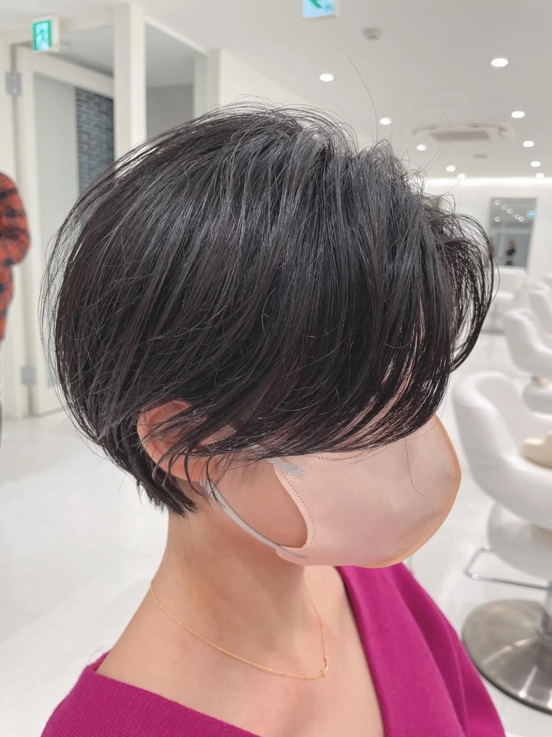 ショート カラー パーマ uru所属・🪼ショート推し🪼 坂本大樹のヘアスタイル