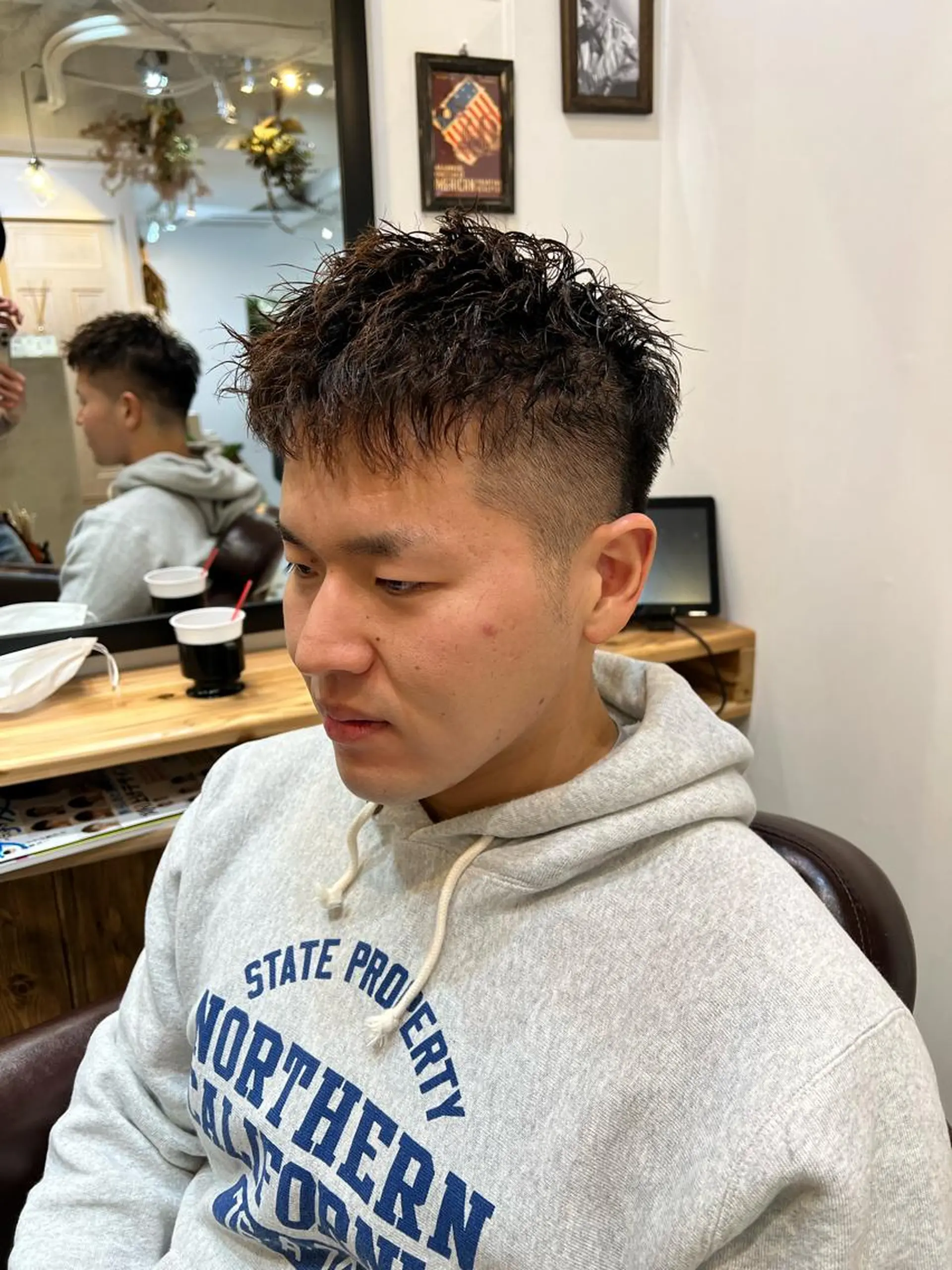 ショート パーマ メンズ Naya Takumaのヘアスタイル