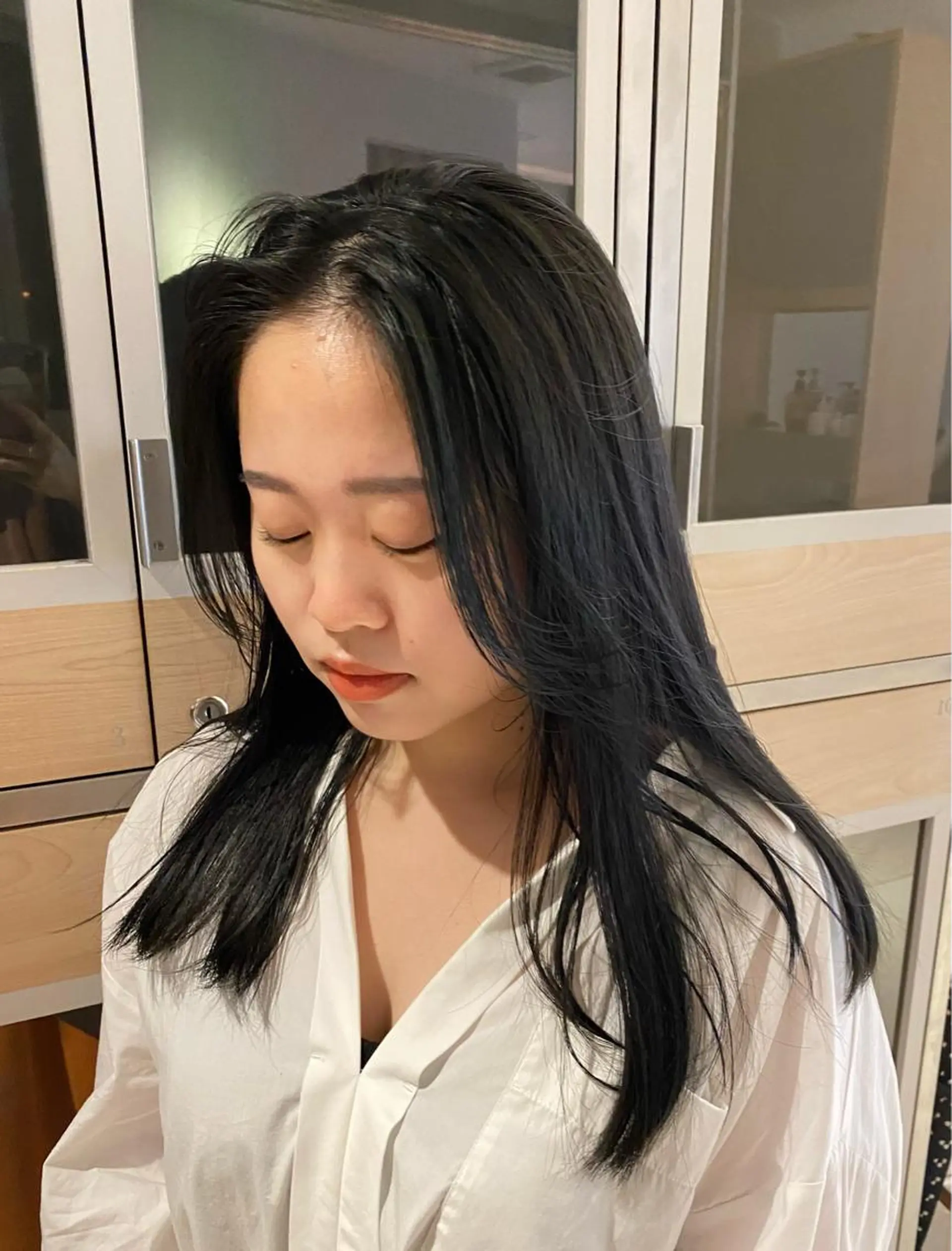 ロング カラー 艶髪/ダークトーン 🩶丸山日向のヘアスタイル