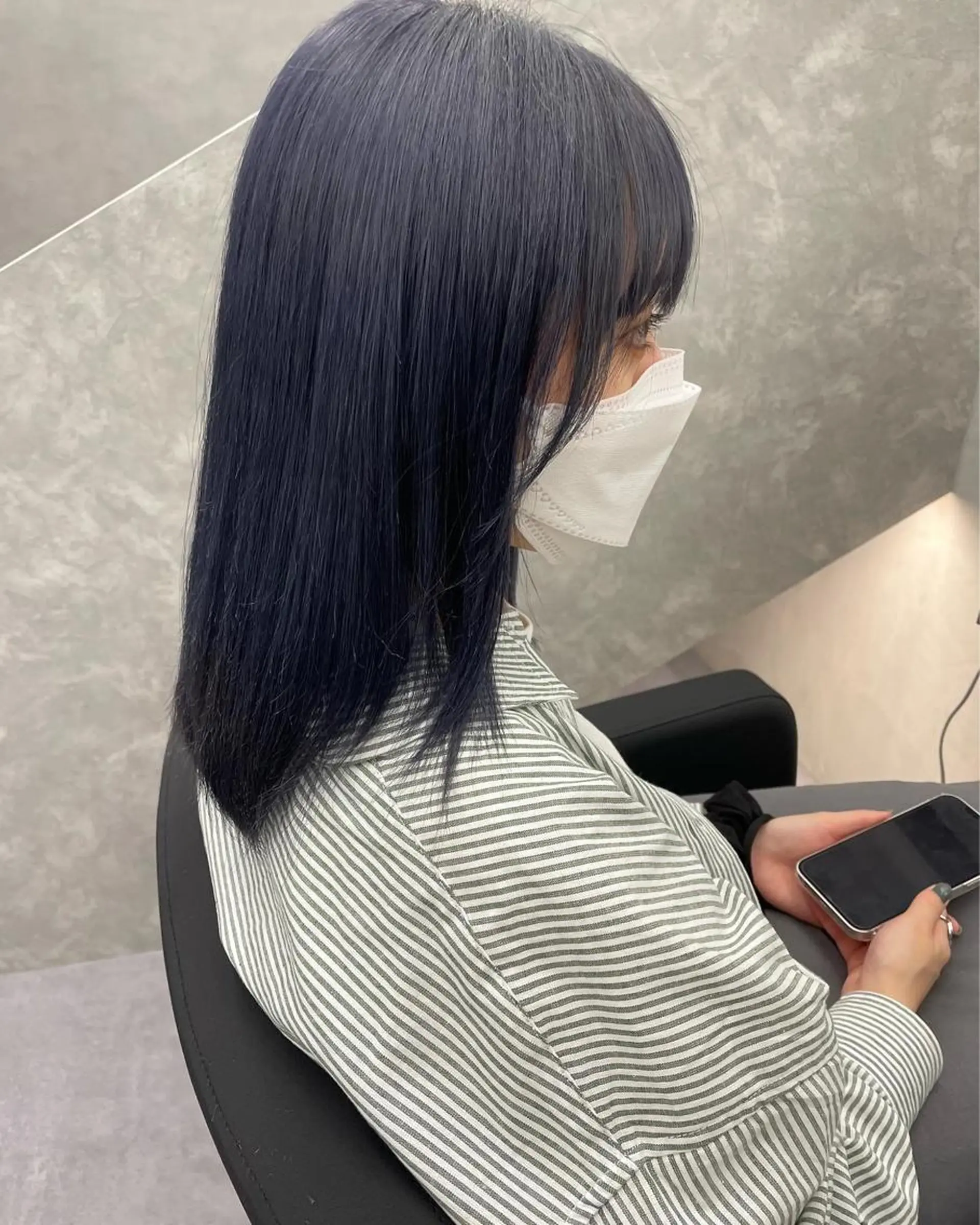 セミロング ヘアカラー 吉留愛加/ 似合わせ/心斎橋のヘアスタイル