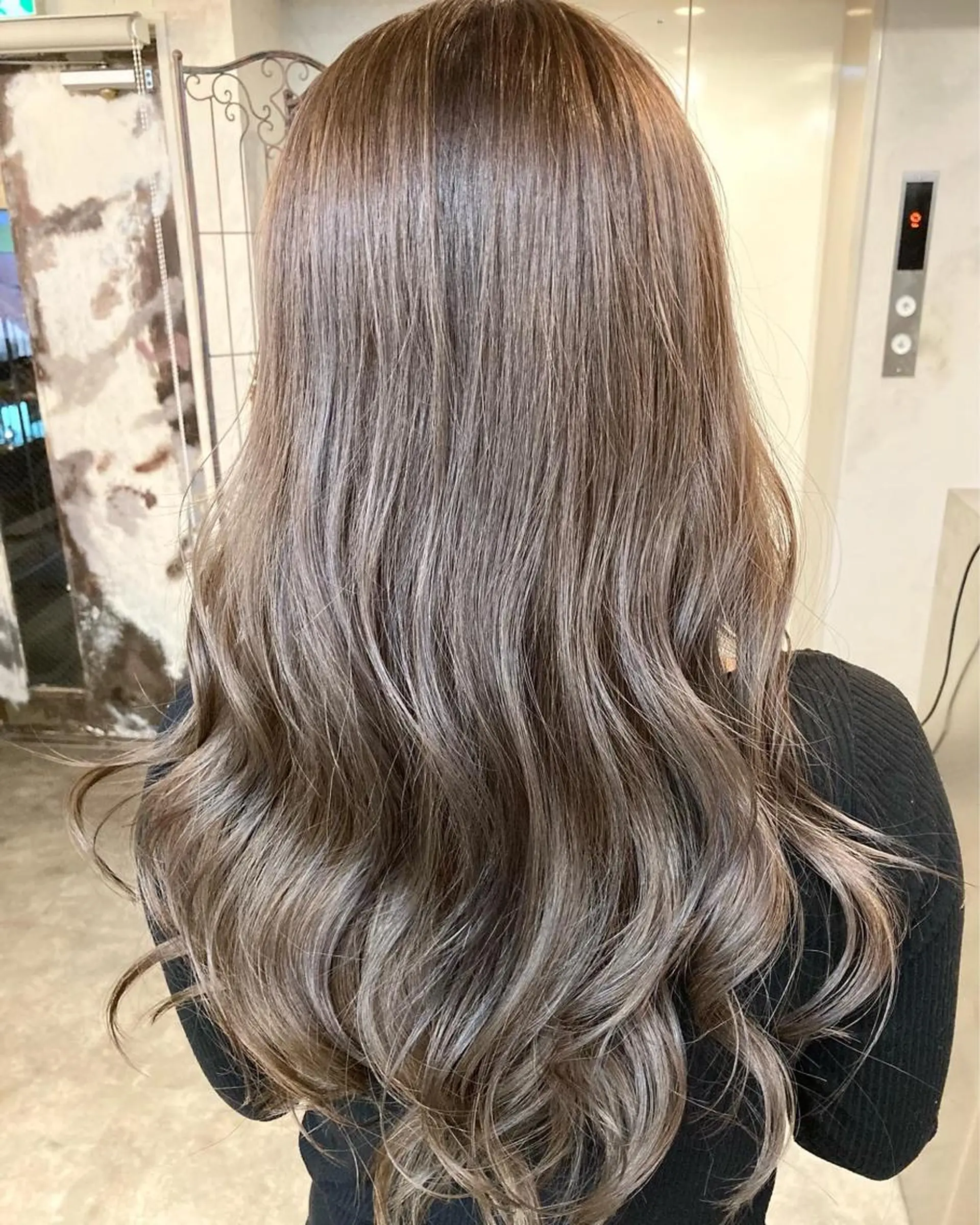 ロング ハイライト hair studio nico所属・田中 健太郎のヘアスタイル