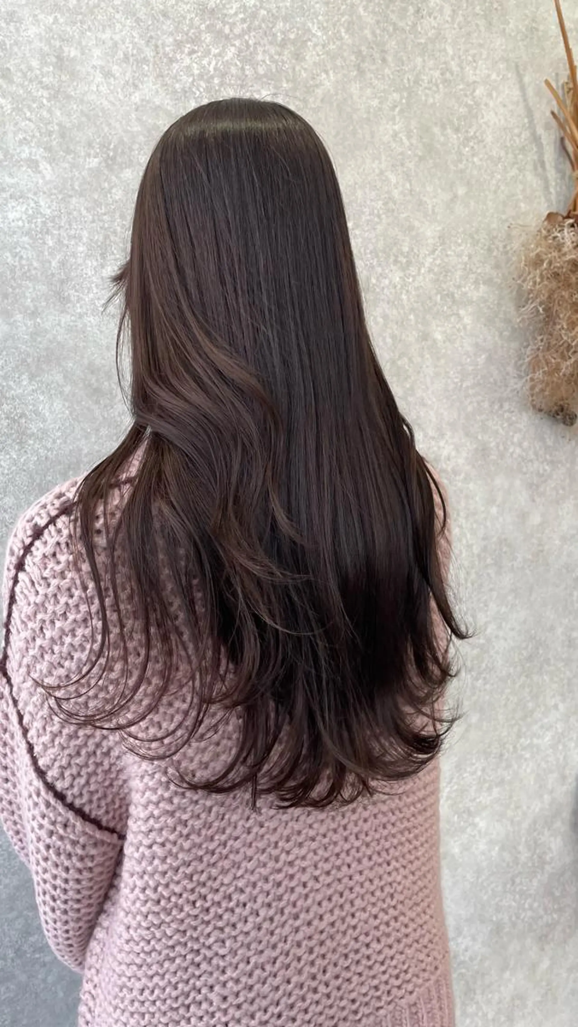 ロング カラー たなか りなのヘアスタイル