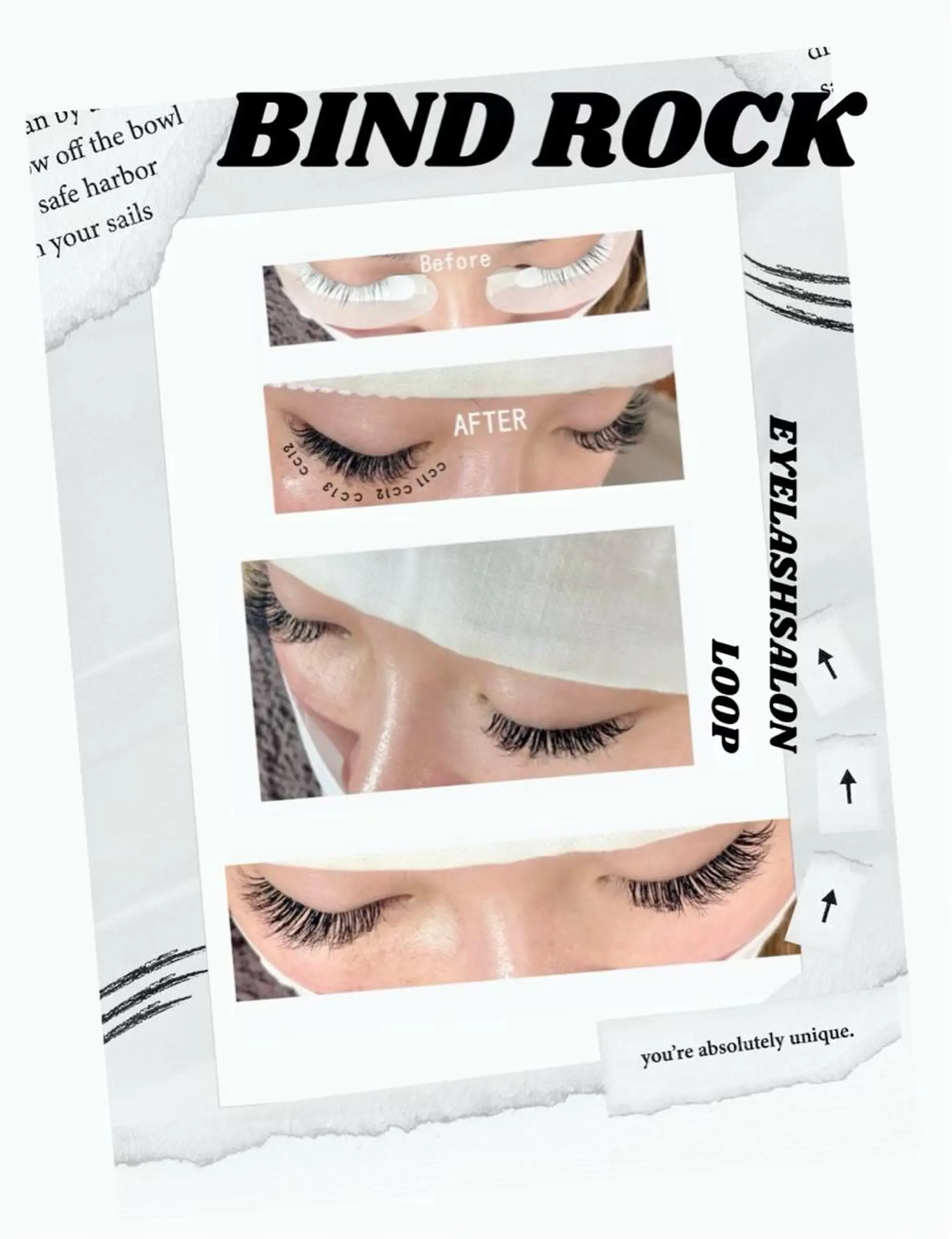 カラー パーマ メンズ マツエク・マツパ アイブロウ アッシュ ブラウンカラー バインドロック カラーマツエク フラットラッシュ eyelash salonLoopꨄのマツエク・マツパデザイン