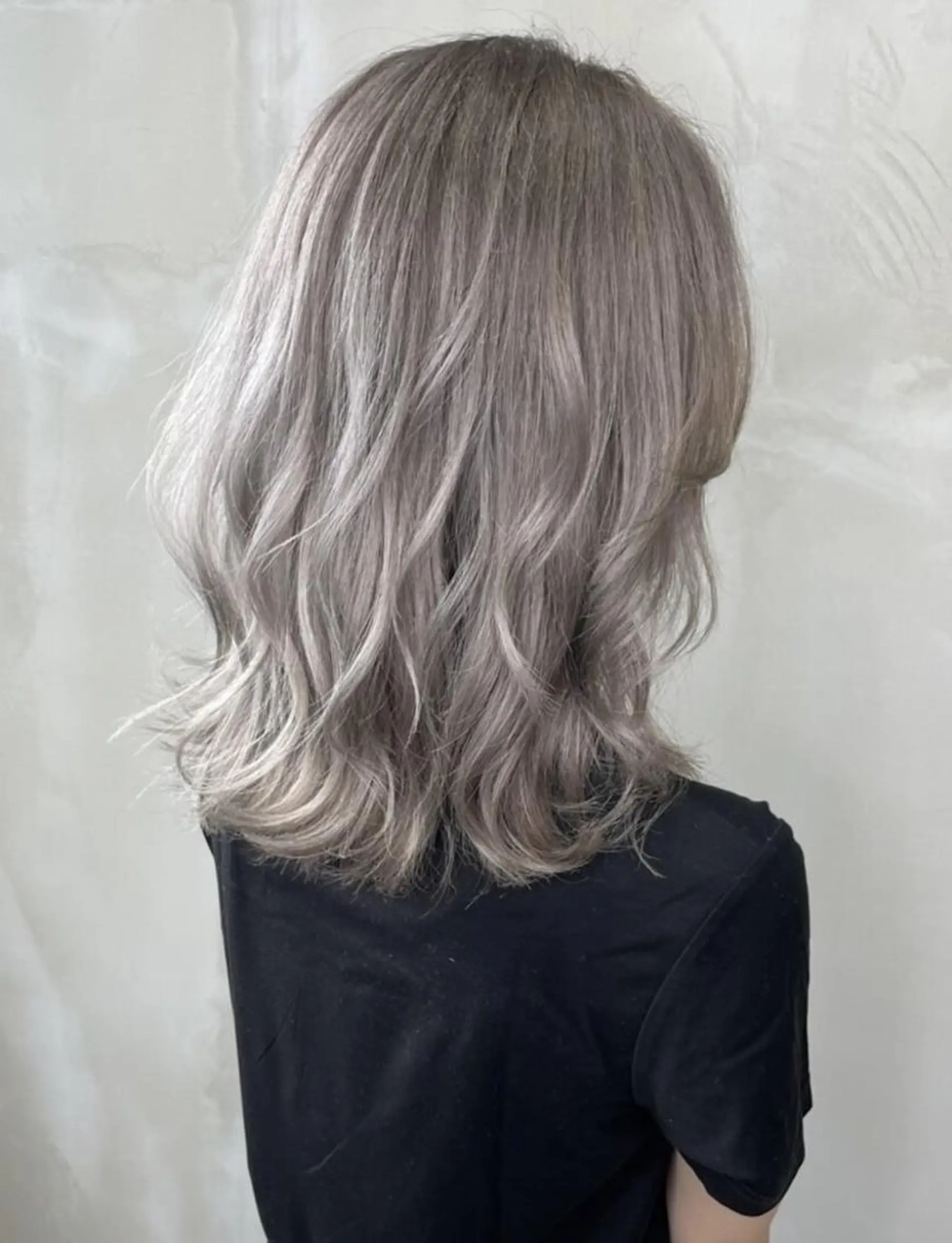 ミディアム カラー ヘアカラー SOURCE 天王寺のヘアスタイル