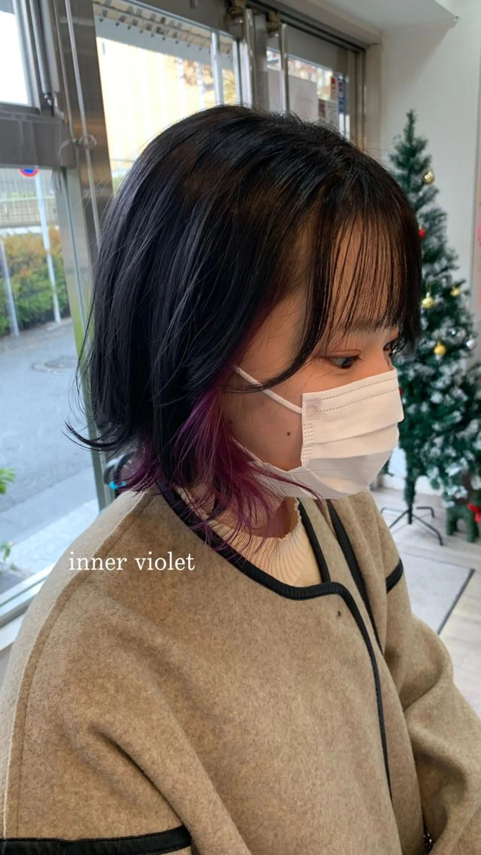 セミロング カラー イヤリングカラー 🌈re-room EIKI🇰🇷のヘアスタイル