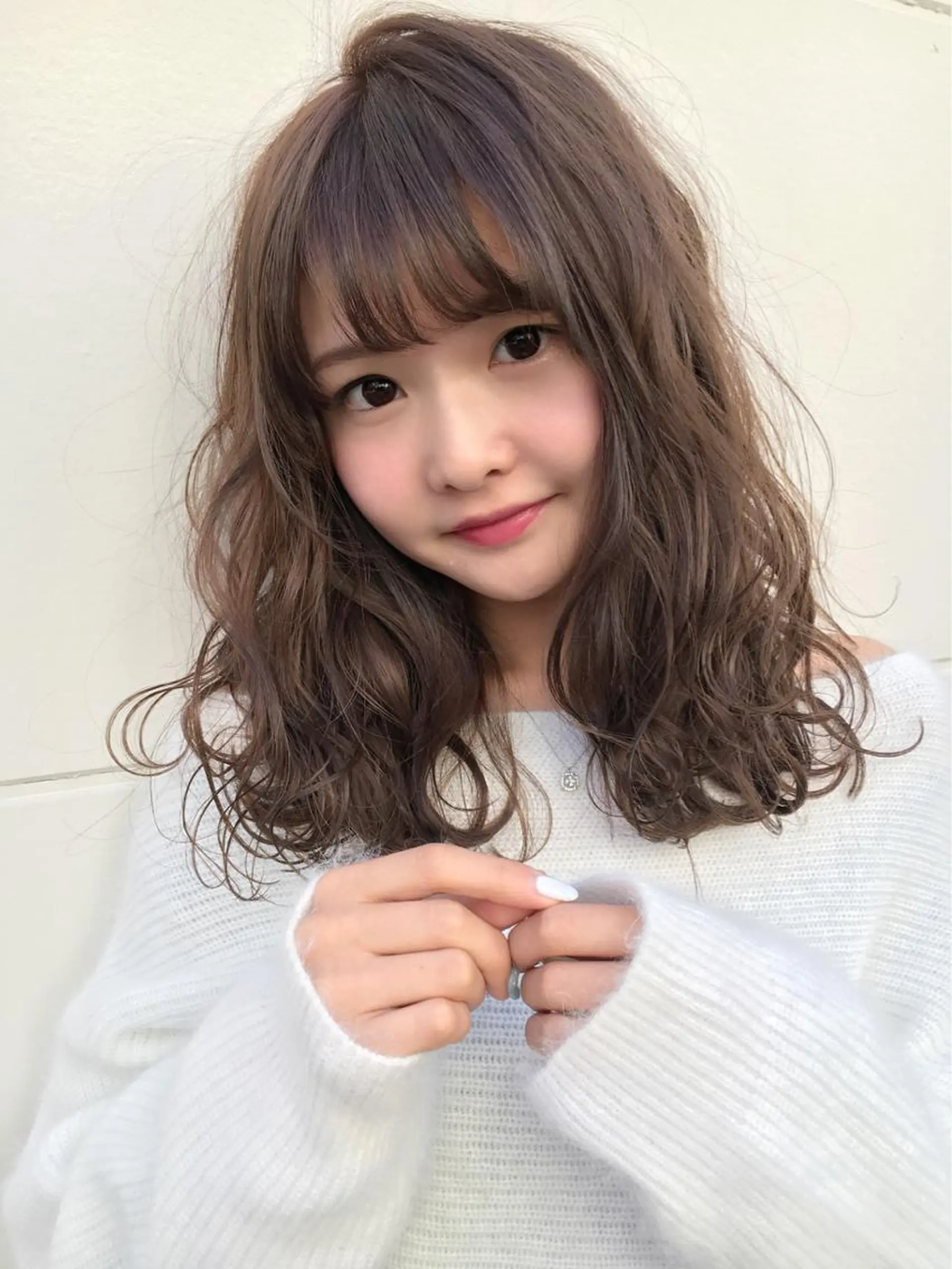 ロング カラー ヘアアレンジ 榎園 由美のヘアスタイル