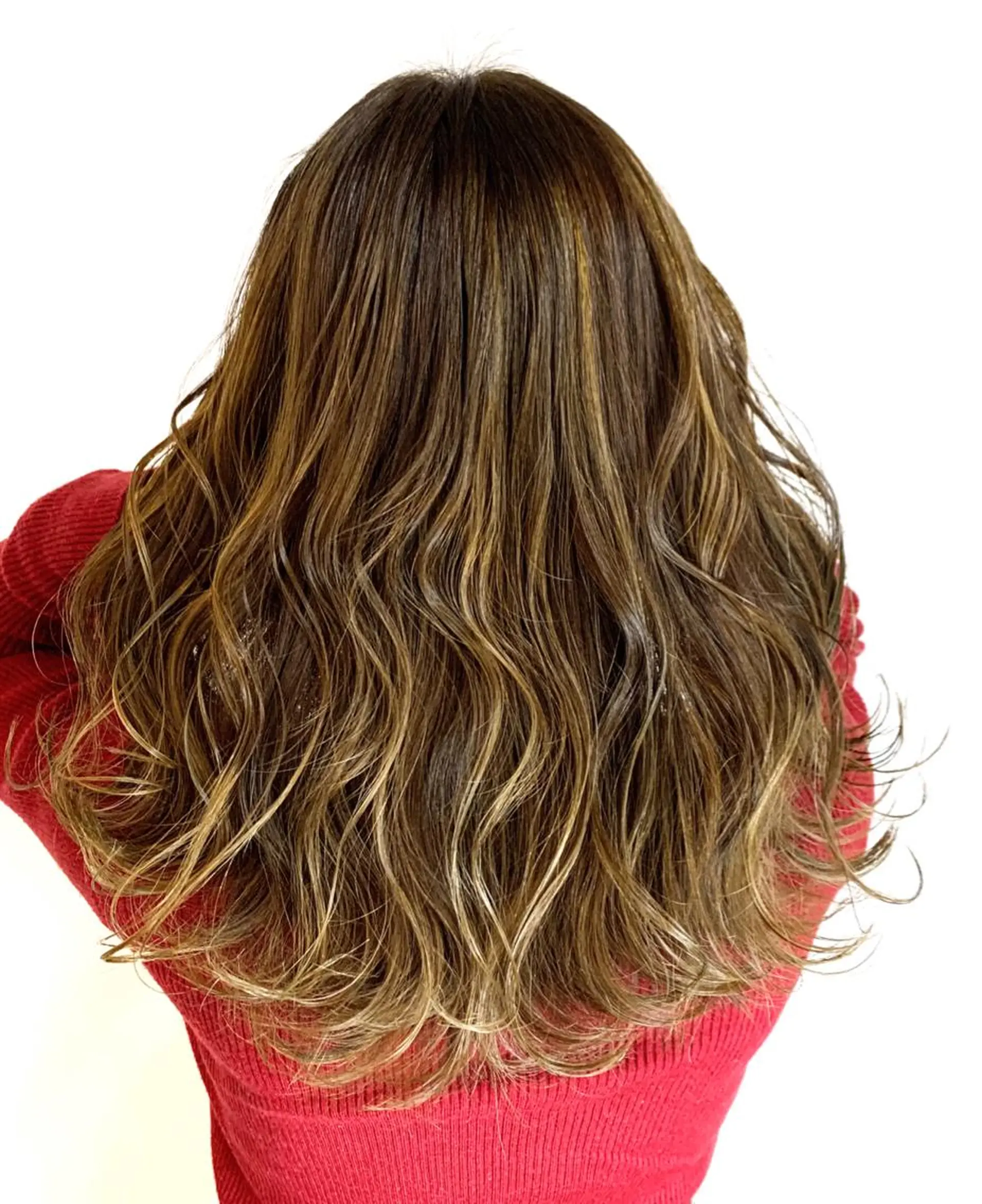 ミディアム 外国人風カラー ハイライト ヘアカラー トリートメント ヘアセット ❤️千葉県代表❤️ 店長❤️柿本翔一朗のヘアスタイル