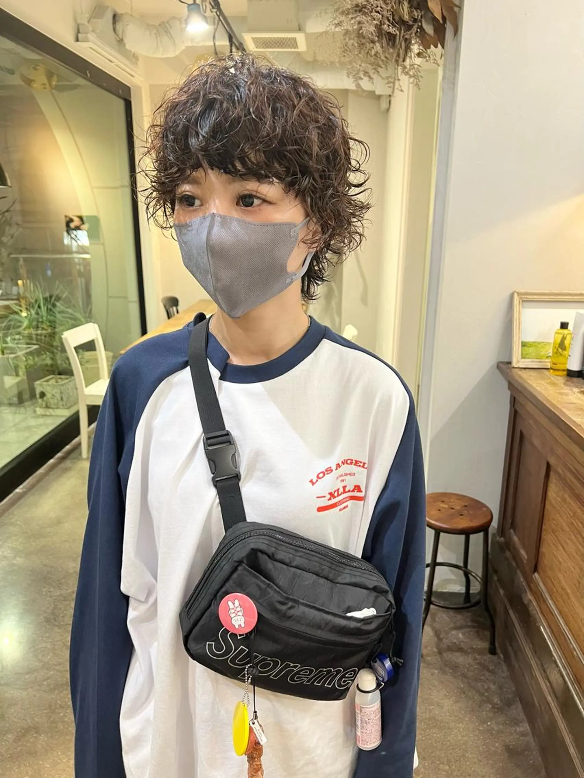 ショート パーマ ショートヘア ウルフカット カット パーマ 千葉 郁也のヘアスタイル