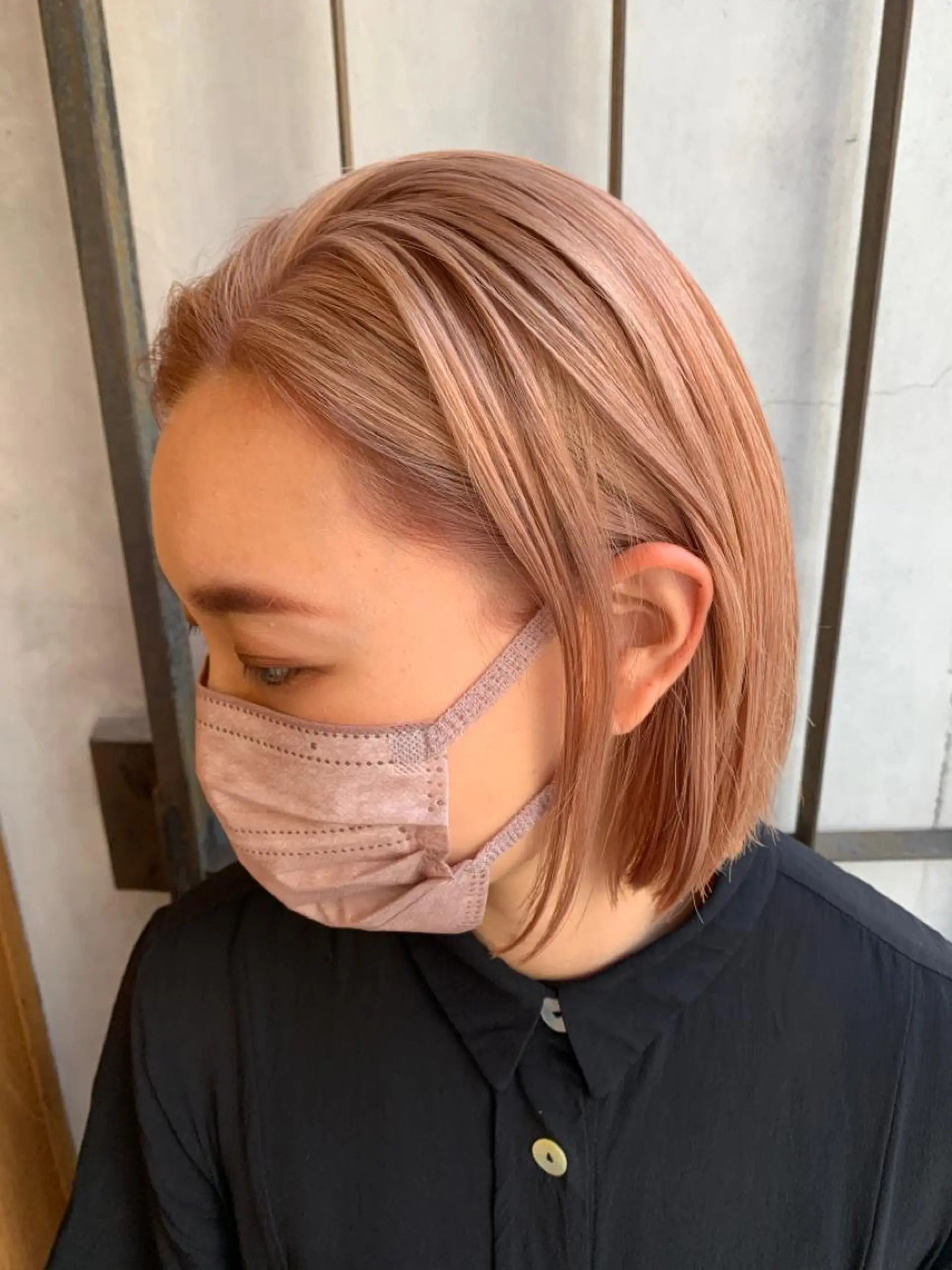 ショート 艶髪color💎髪 質改善ストレート大吉のヘアスタイル