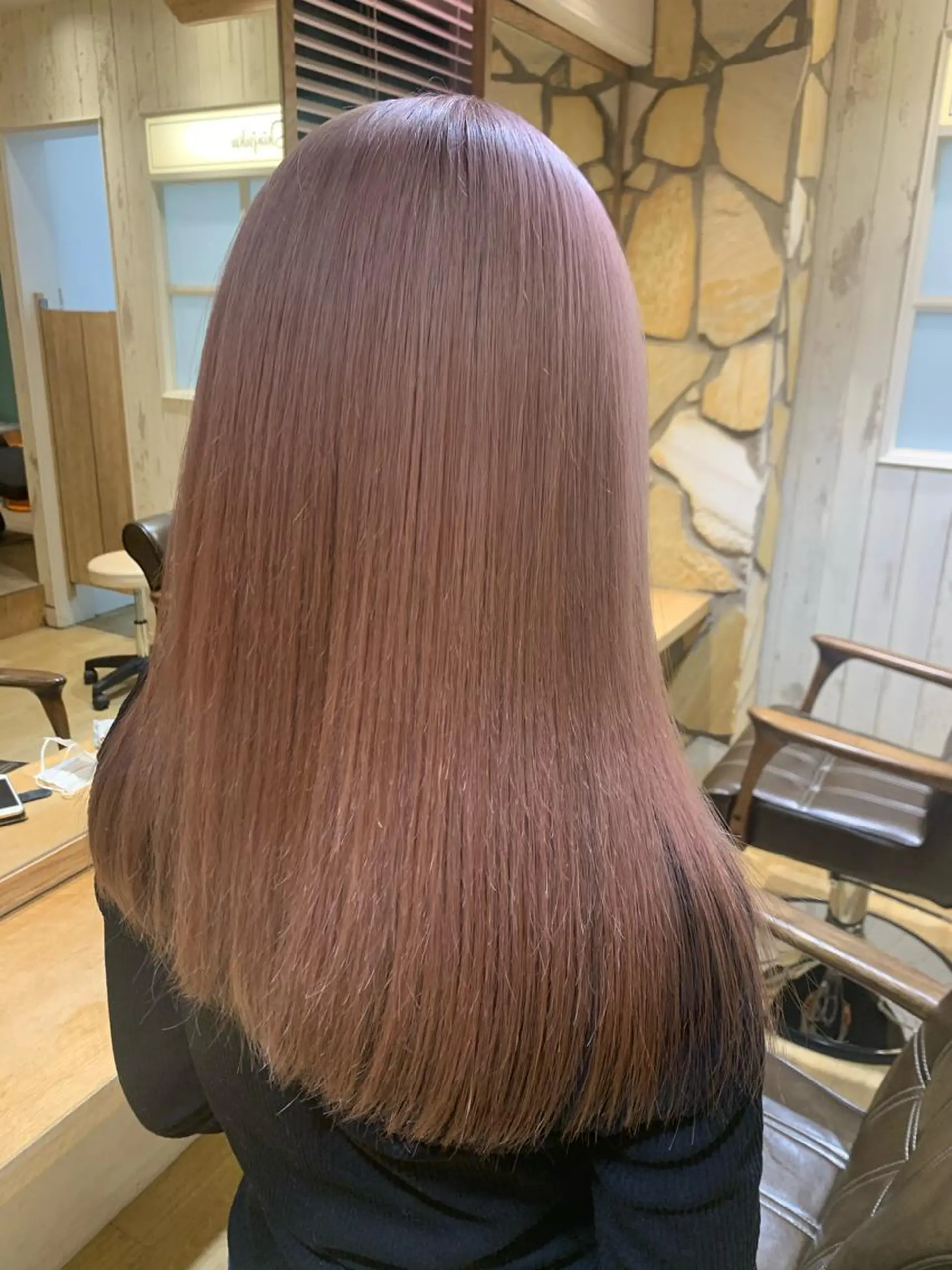 セミロング ヘアカラー トリートメント 渋谷ハイトーン/ デザインカラー阿部のヘアスタイル