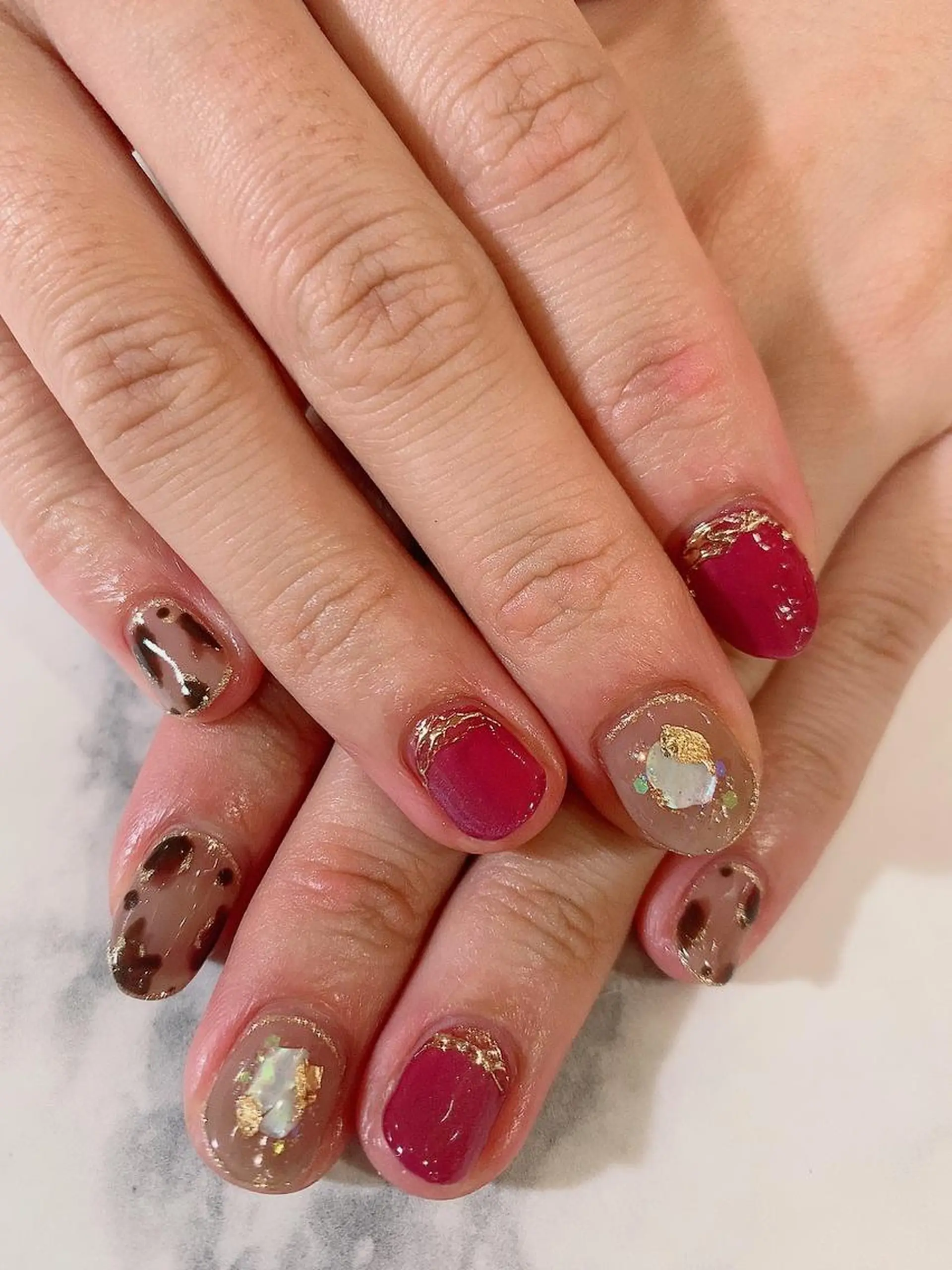 ネイル アニマル柄 高橋 実和子のマツエク・マツパデザイン